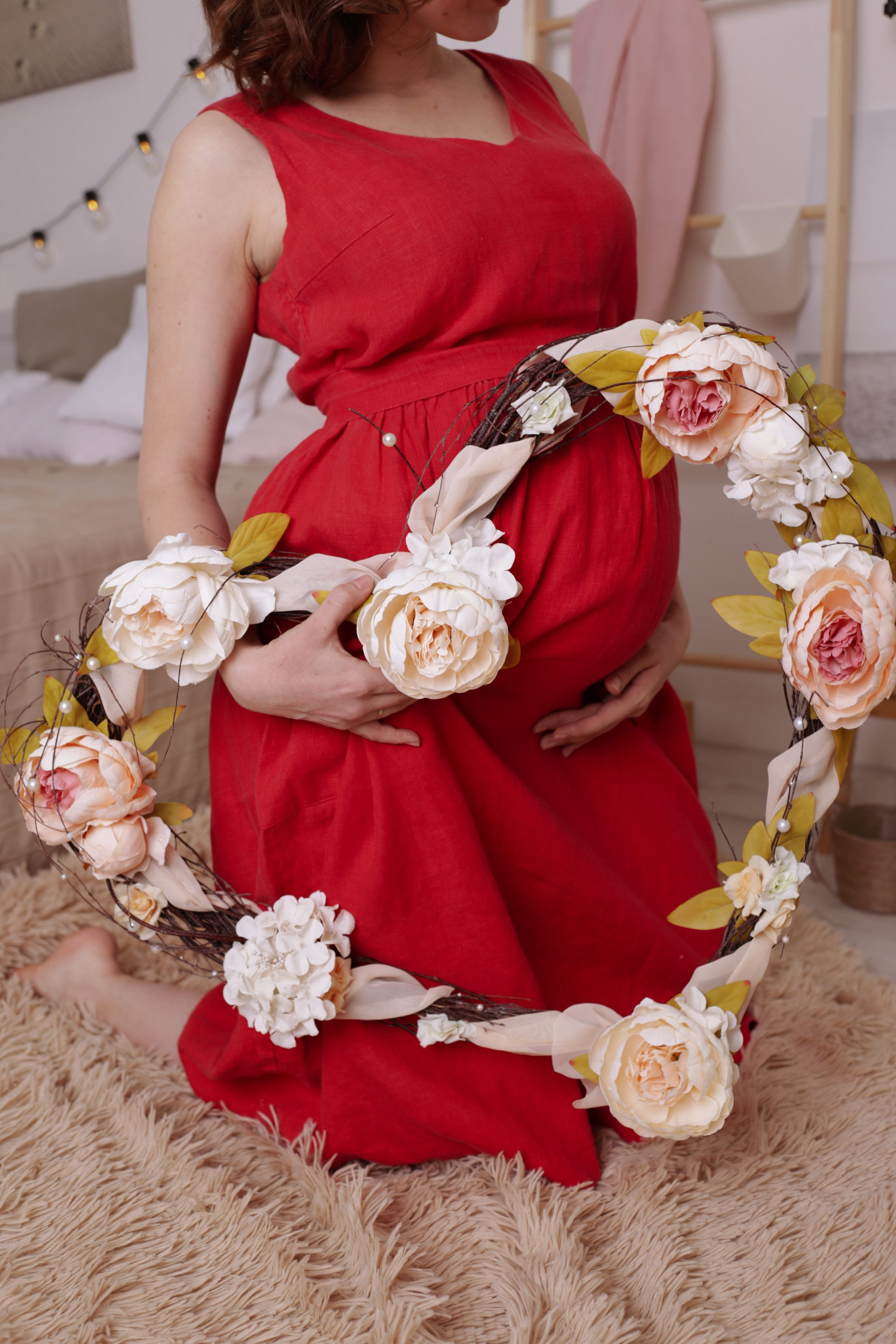 Беремненая фоотсессия в Green Photostudio. Семейный фотограф в Москве и МО Варвара Шаранова