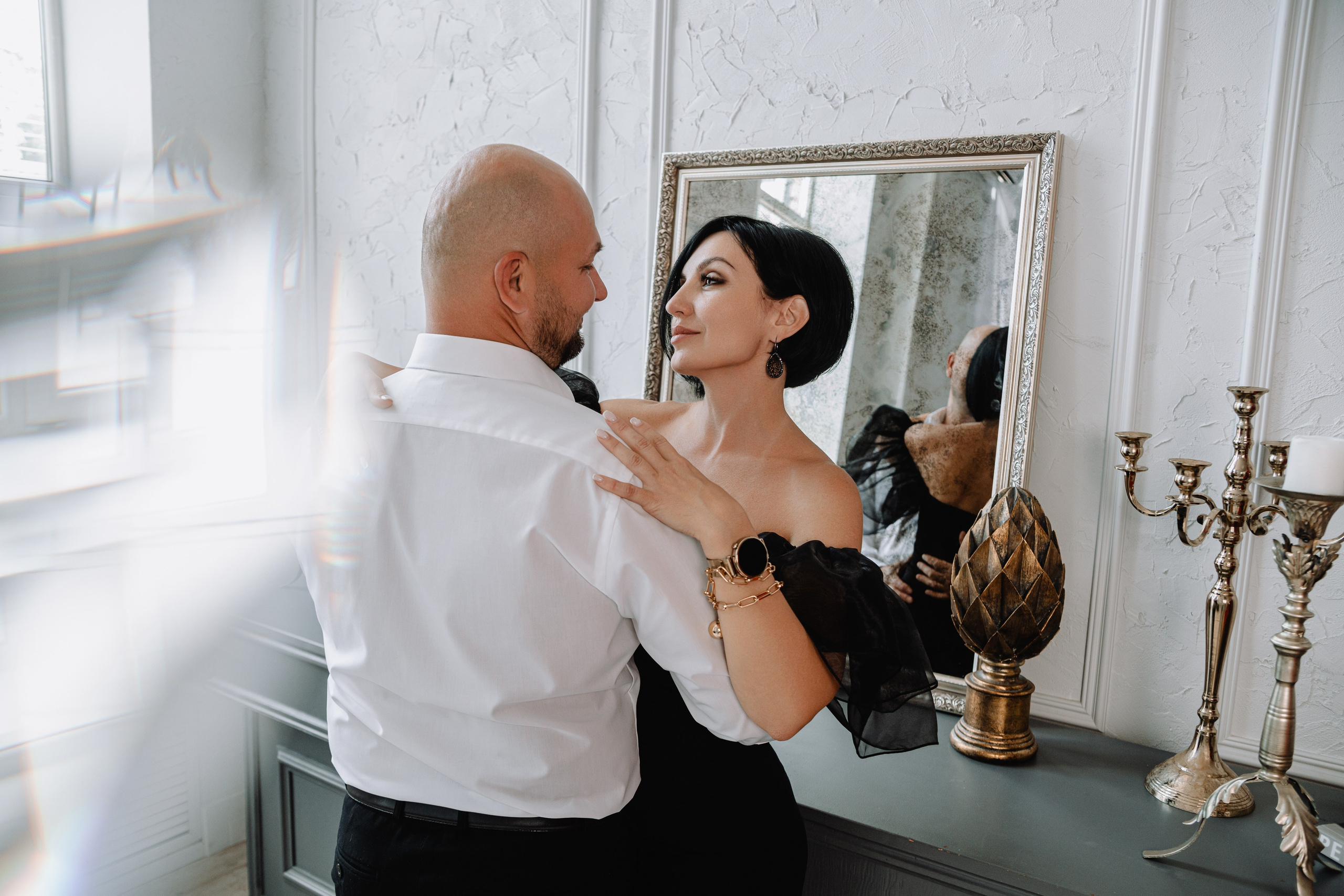 Евгения, Михаил и Дарина и собачка Чарли. Фотограф Воронеж Варвара