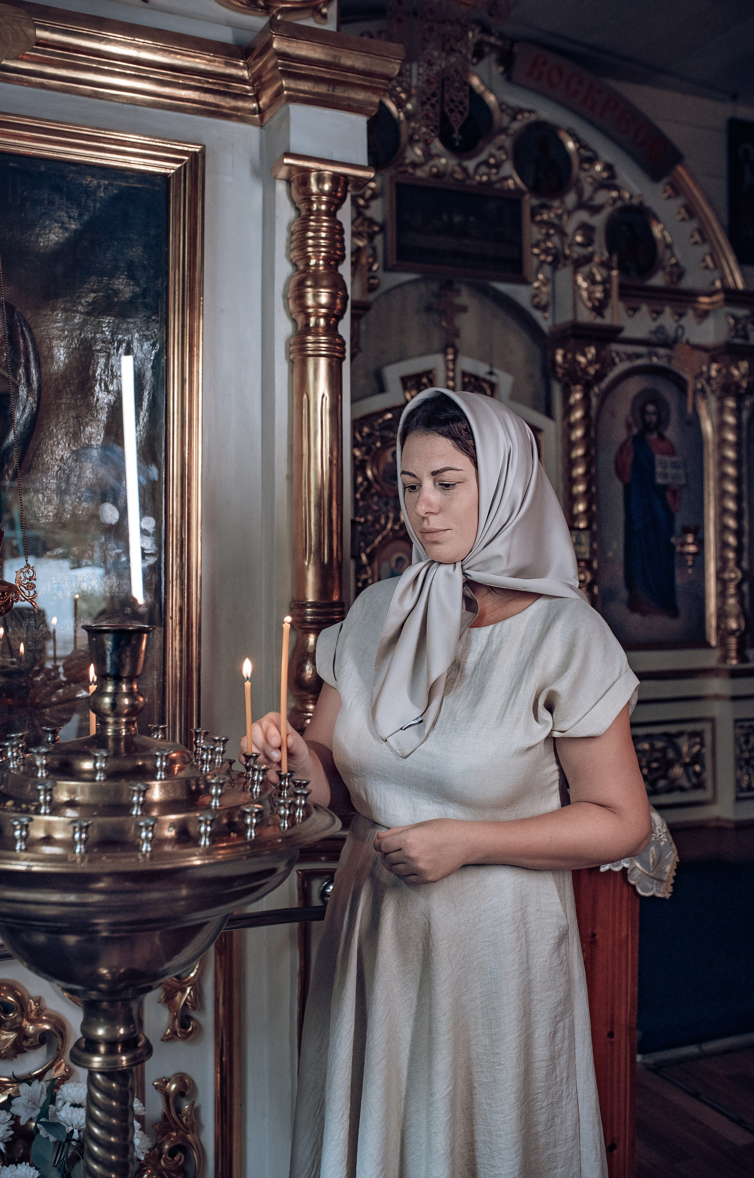 Съемка таинства крещения в храме Николая Чудотворца Красноярск. Фотографы крещения/венчания  Красноярск Татьяна и Вячеслав Переваловы