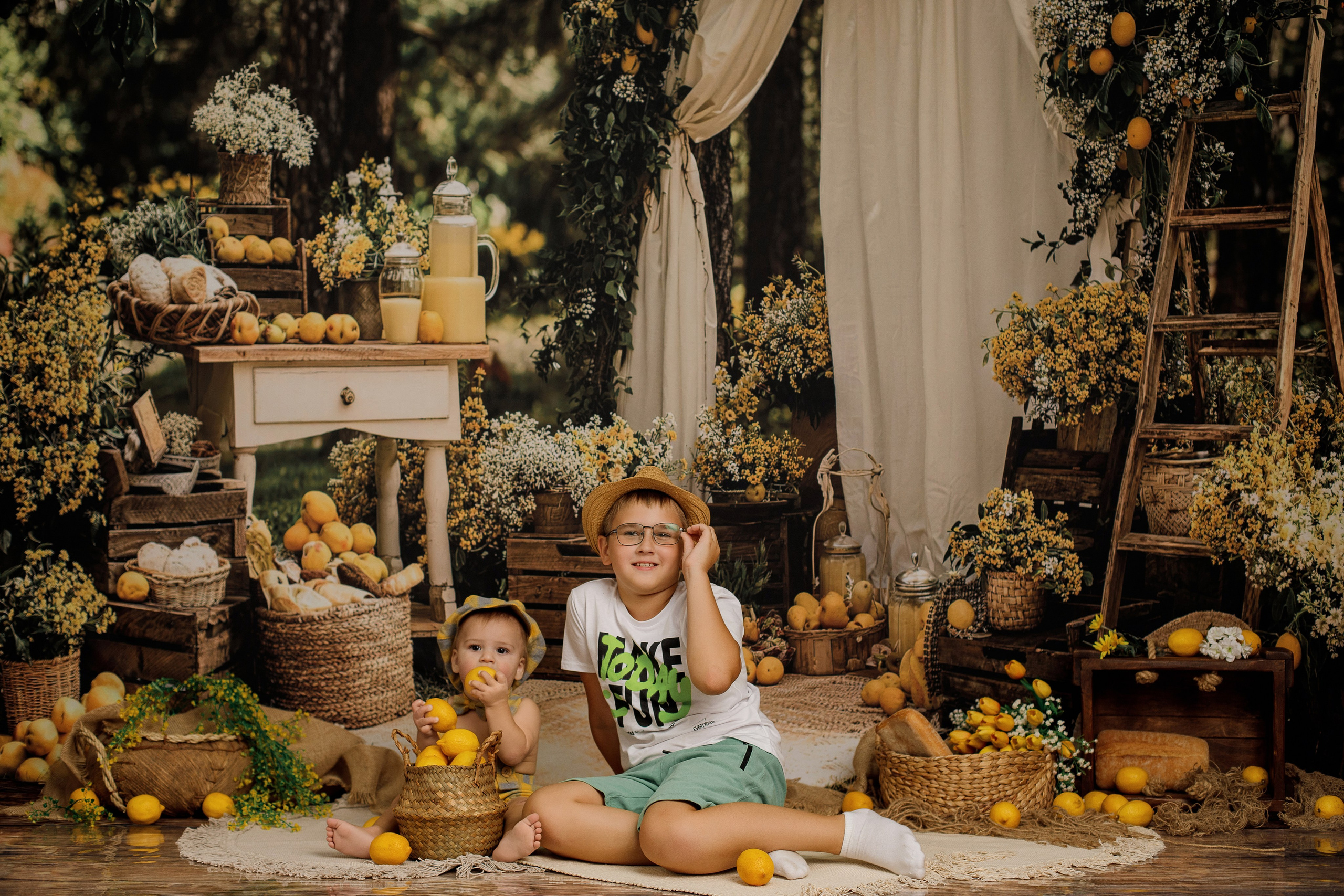 Лимончики. Фотограф новорождённых Псков