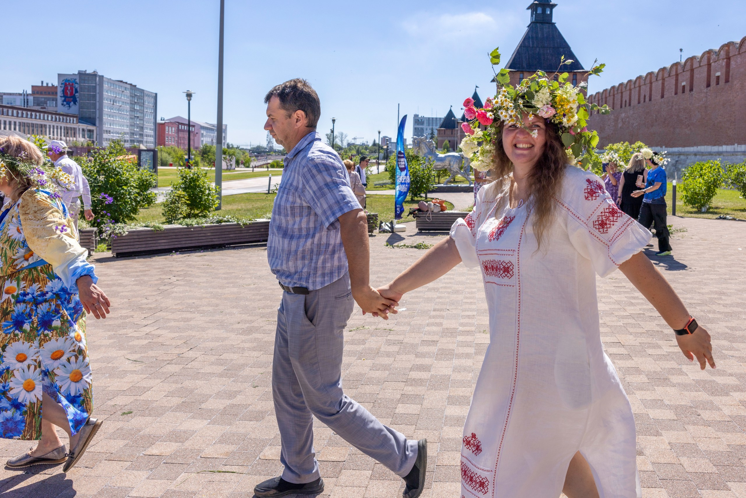 Фестиваль «Ромашковый хоровод». Северная ходьба. Фотограф в Туле Крупский АнДРей. Фотостудия «КАДР71» в Туле