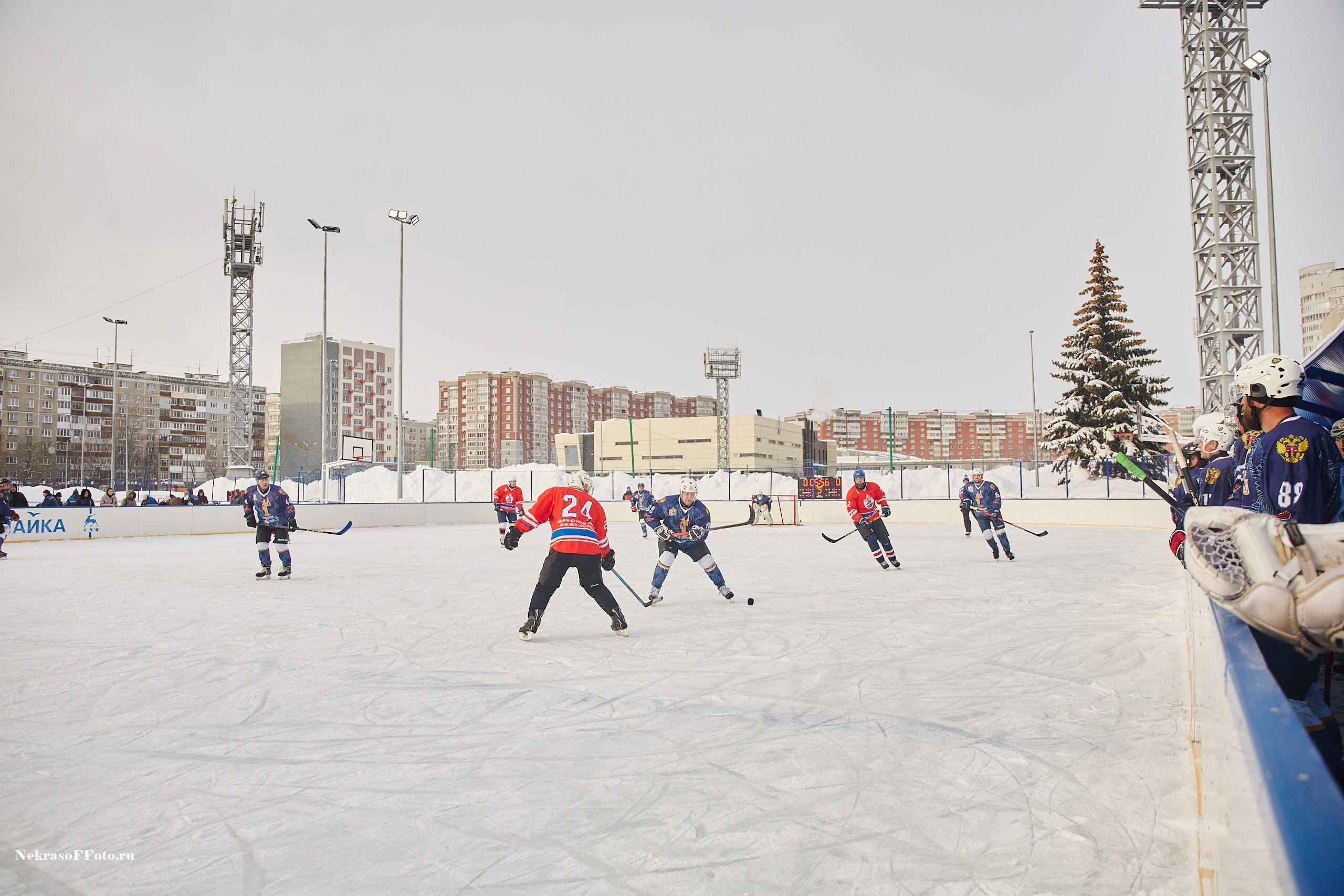 Турнир по хоккею «Русская классика» в рамках Офицерской хоккейной лиги. Спортивный фотограф Некрасов Денис