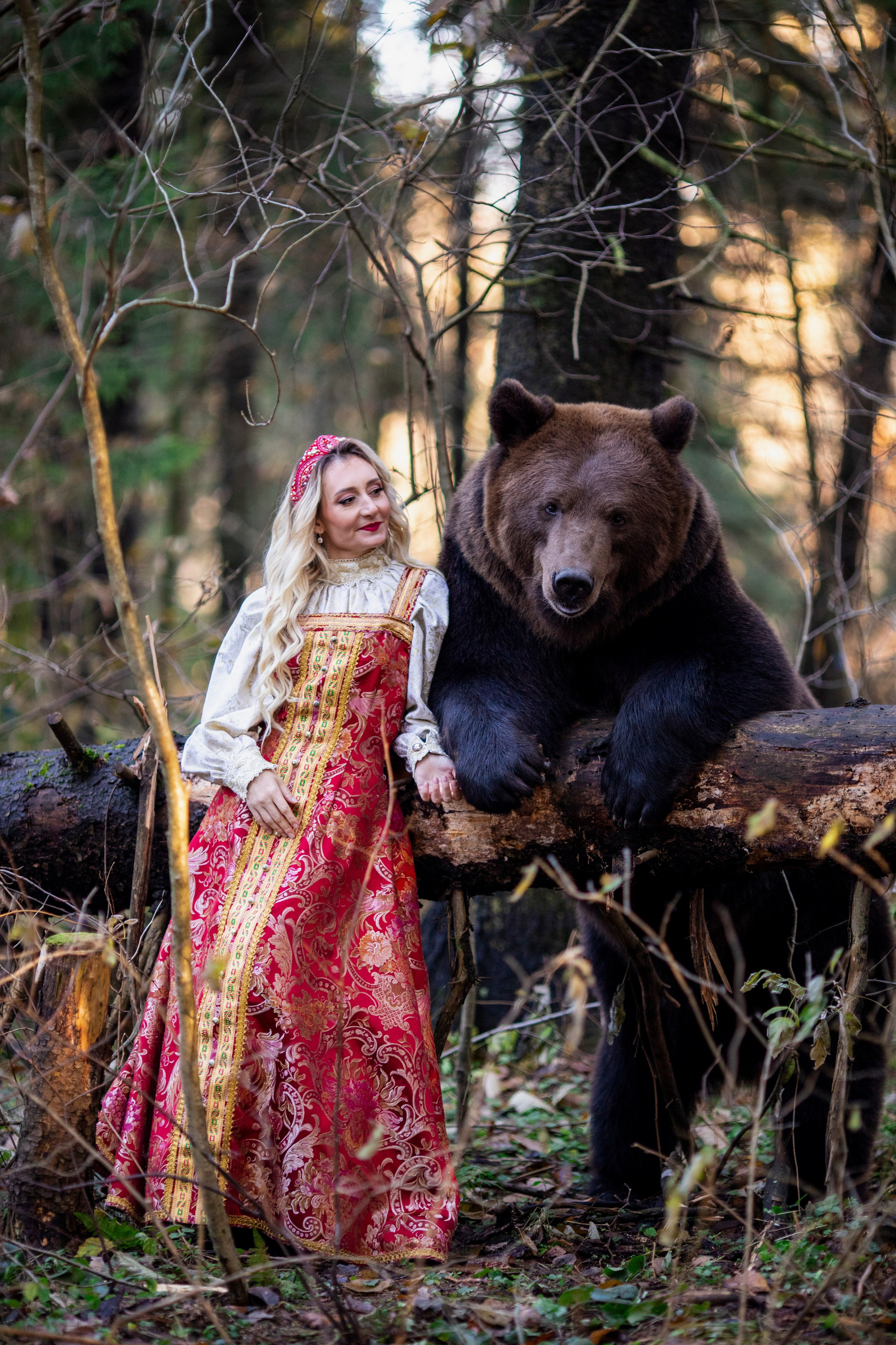 С медведем. Фотограф в Москве и в Московской области Сандра