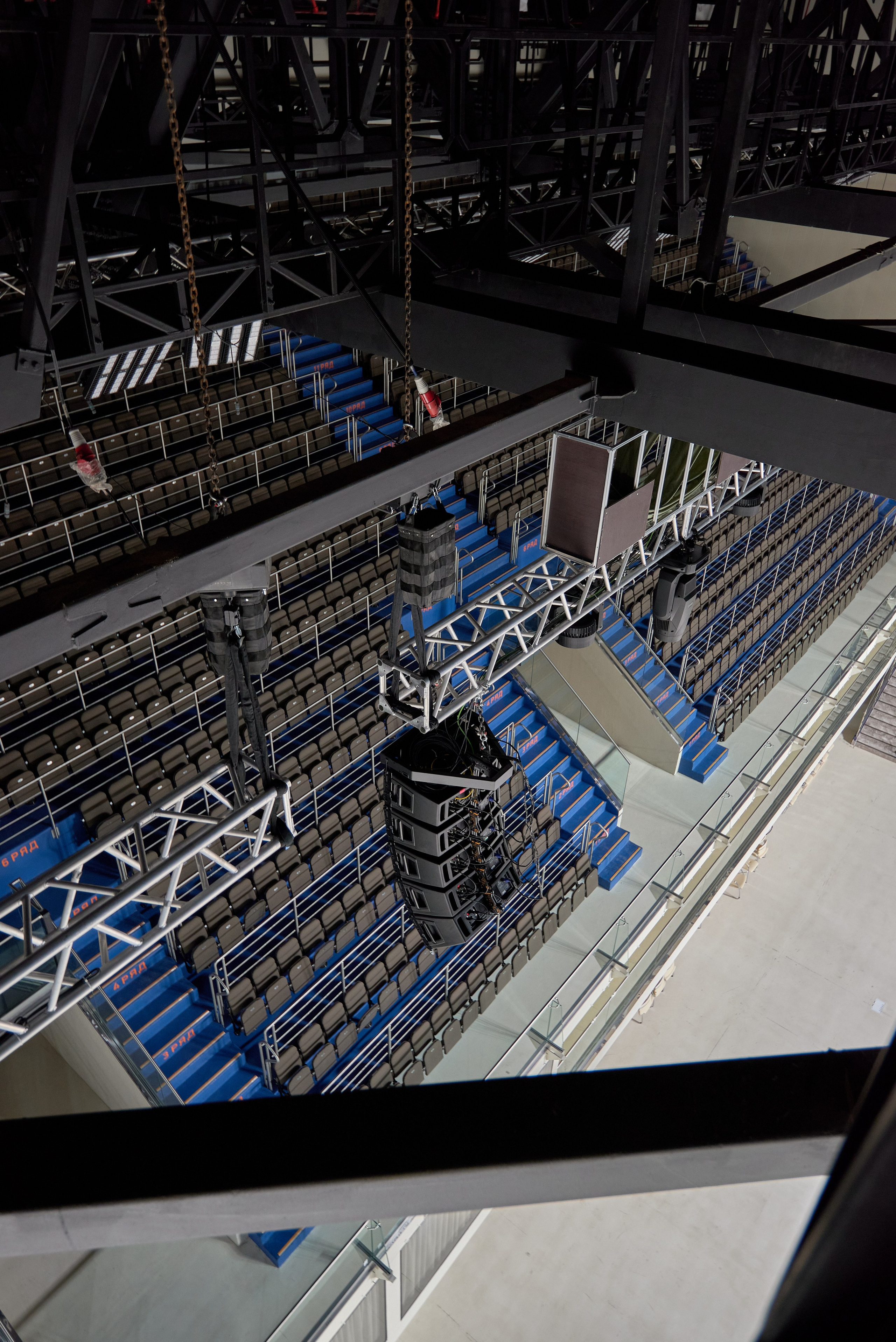 Центр спортивной подготовки Республики Башкортостан Дворец борьбы. Абросимов Лев интерьерный и архитектурный фотограф