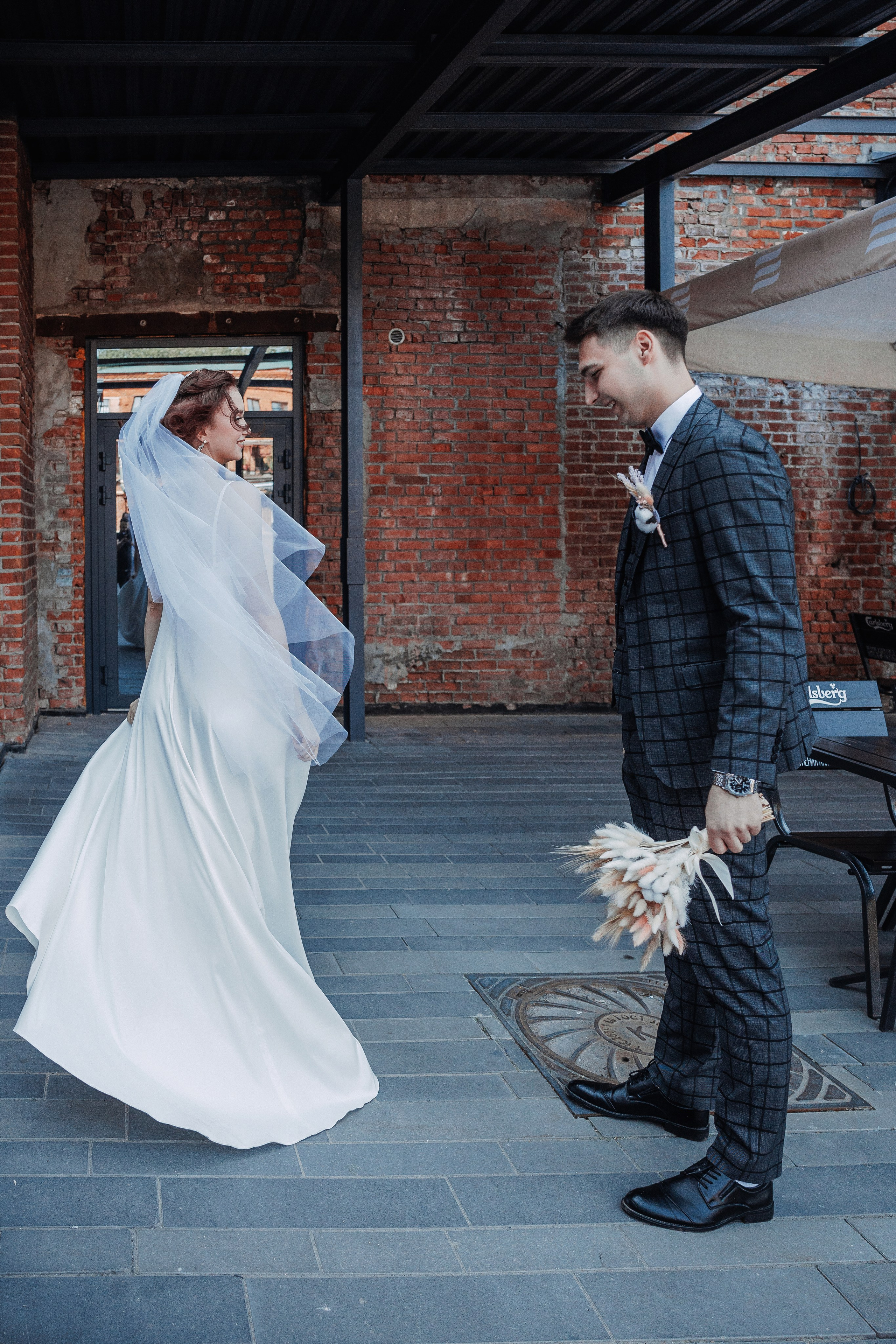 постановочные свадебные фото