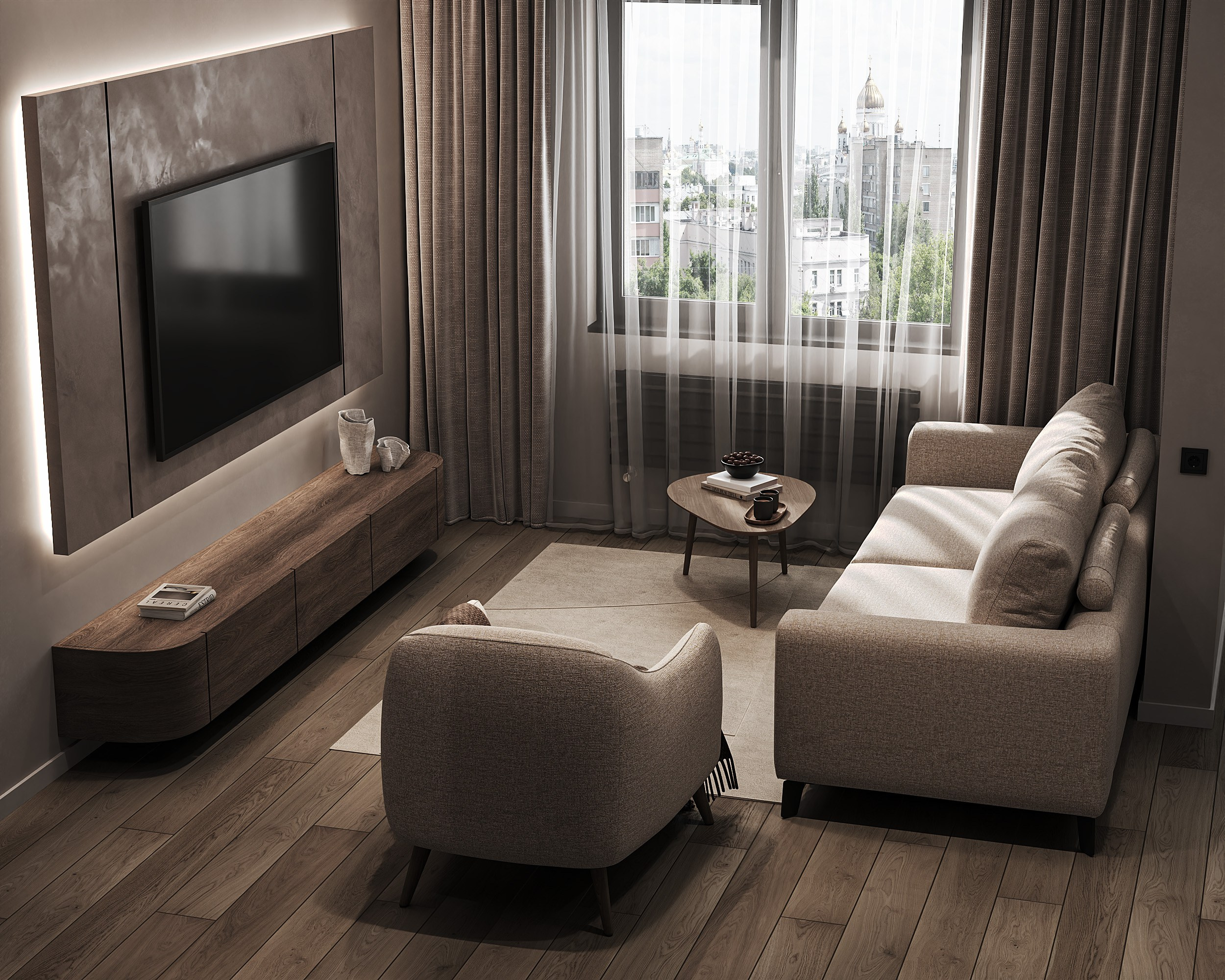 ЖК «Флора»: Кухня — Гостиная — Прихожая!