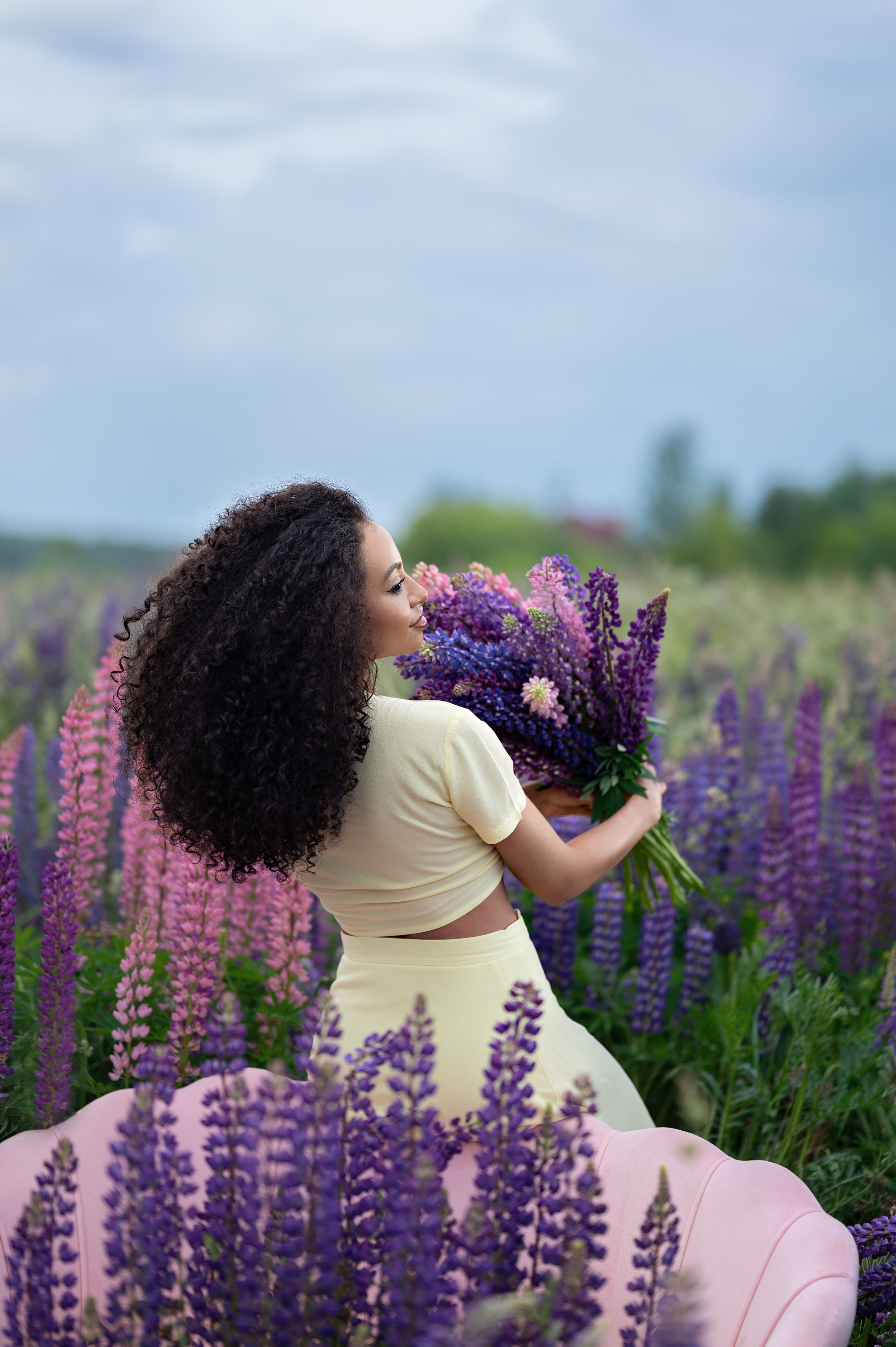 Люпиновое поле. Детский и семейный фотограф г. Москва Оксана Катаджи