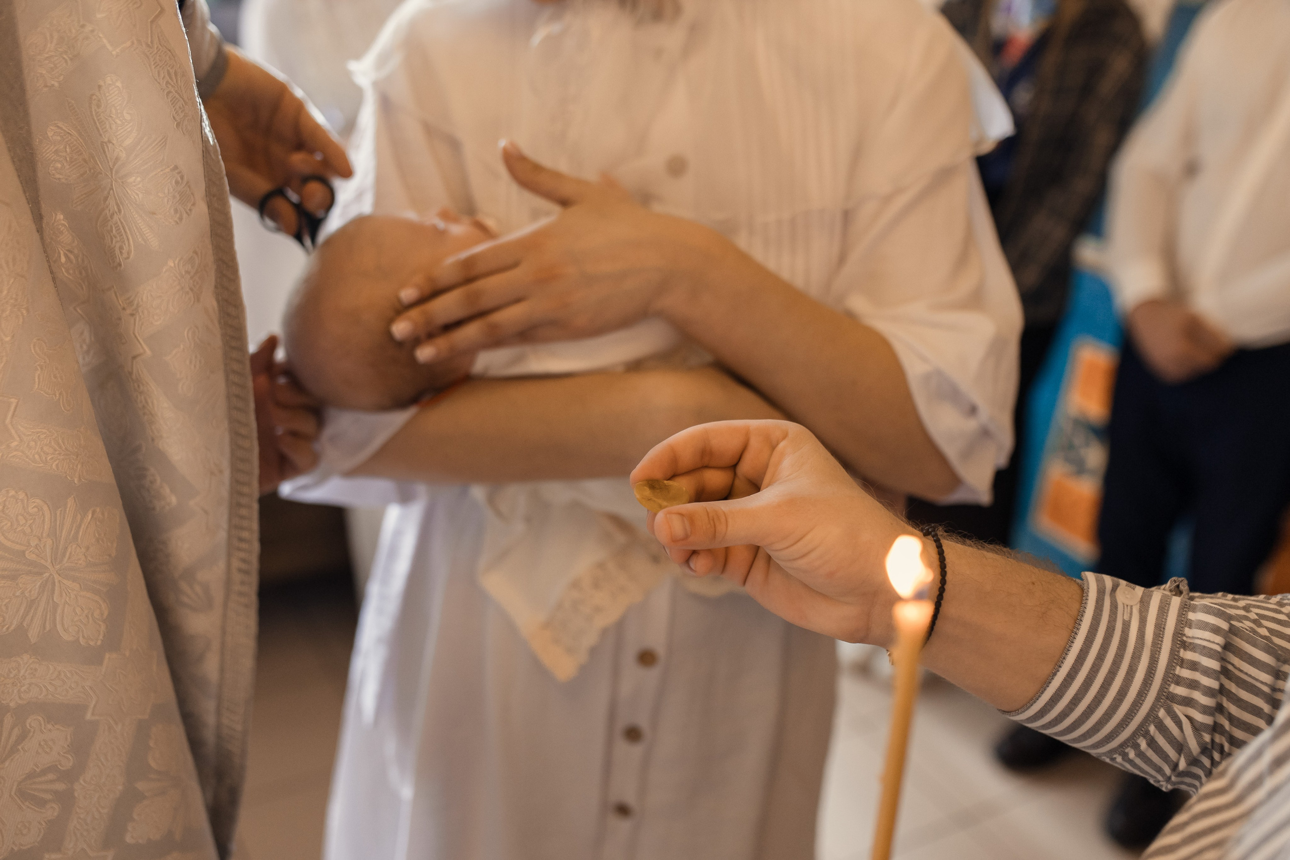 Крещение в Храме св. Андрея Боголюбского на Волжском б-р. Профессиональный фотограф в Москве и Мо Мария Шантарёва