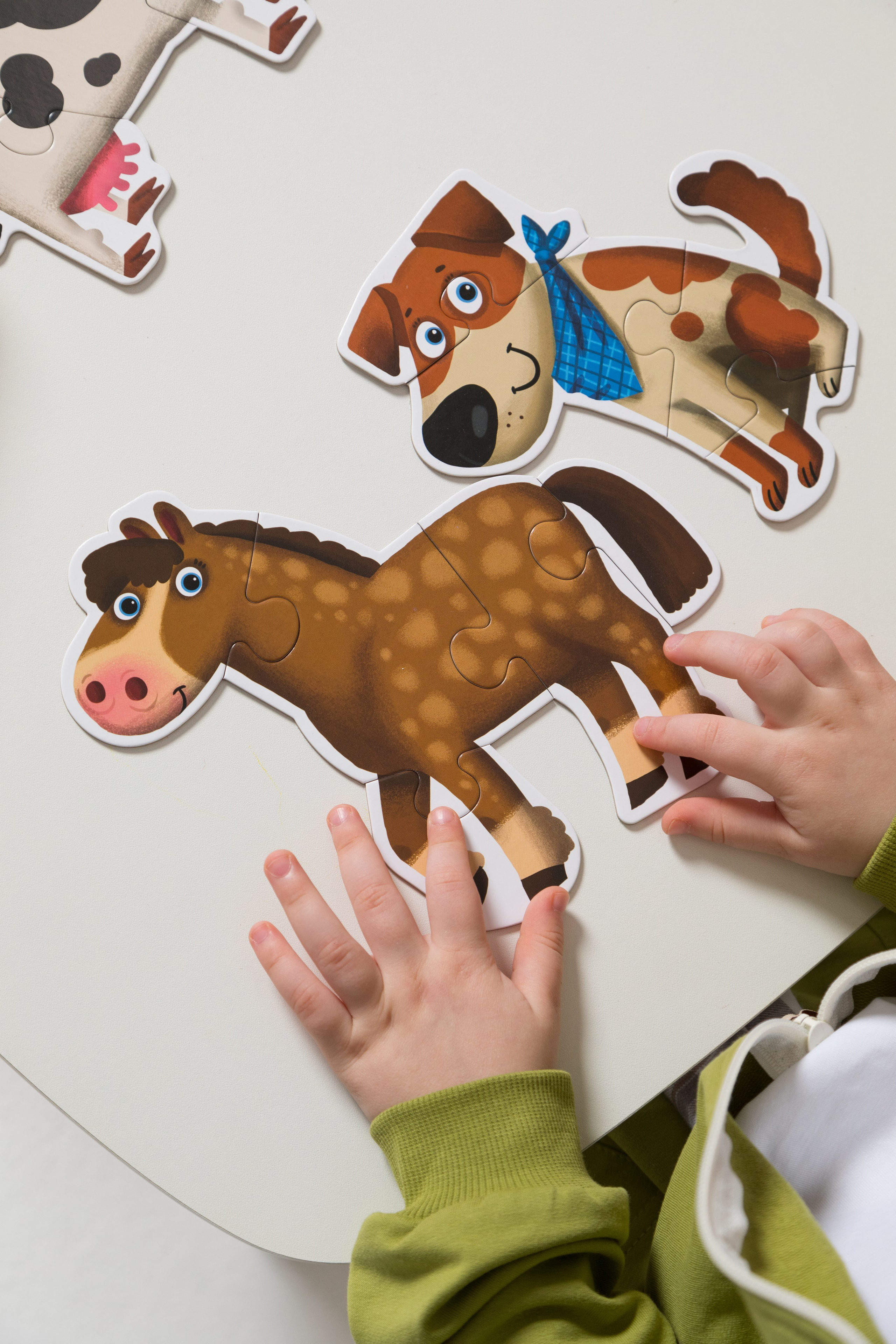 Имиджевая и каталожная съёмка для бренда детских пазлов. Детский и контент фотограф Надя Волкова Санкт-Петербург