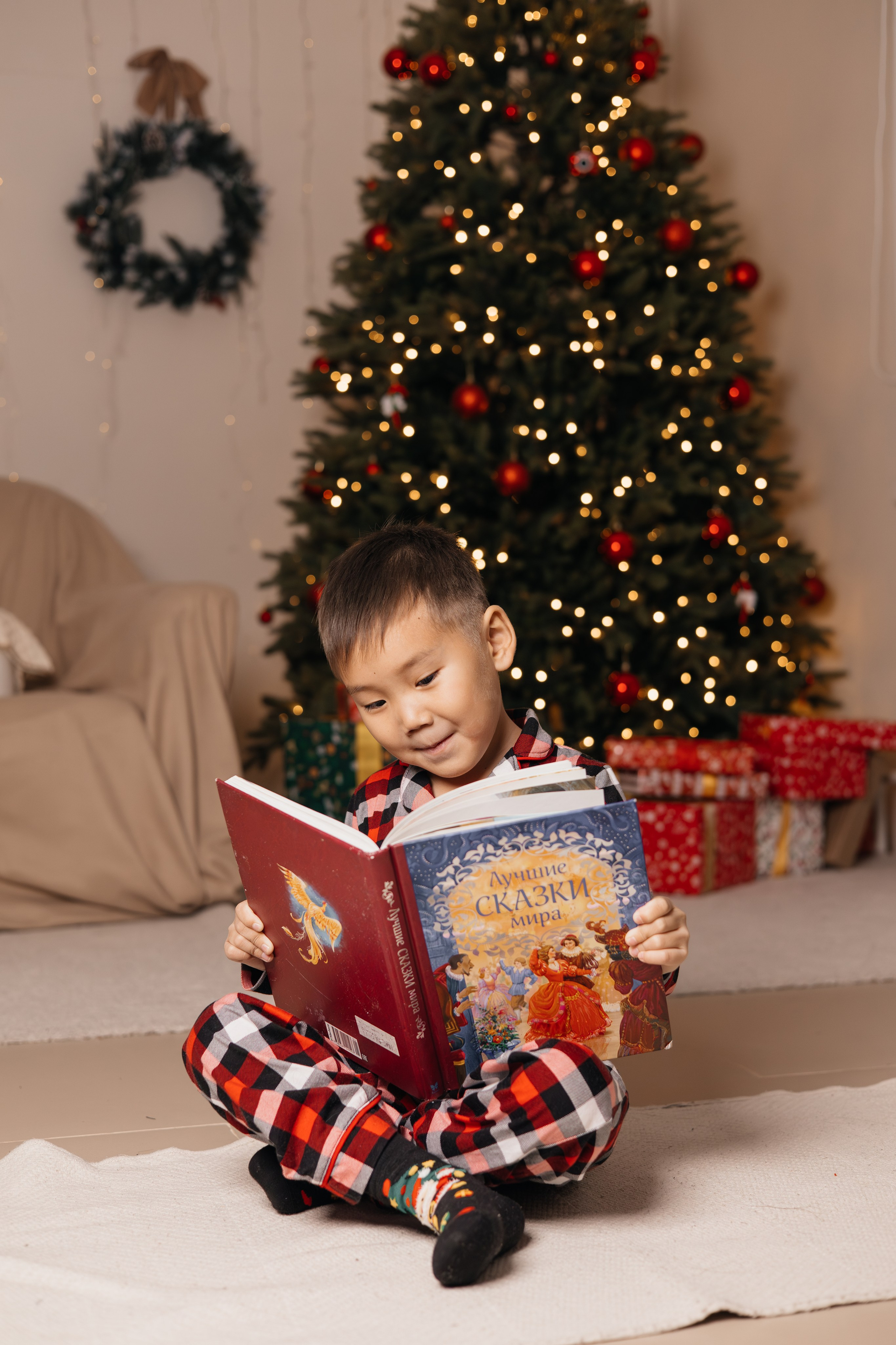 Новогодняя семейная. Фотограф Якутск Зоя Николаева