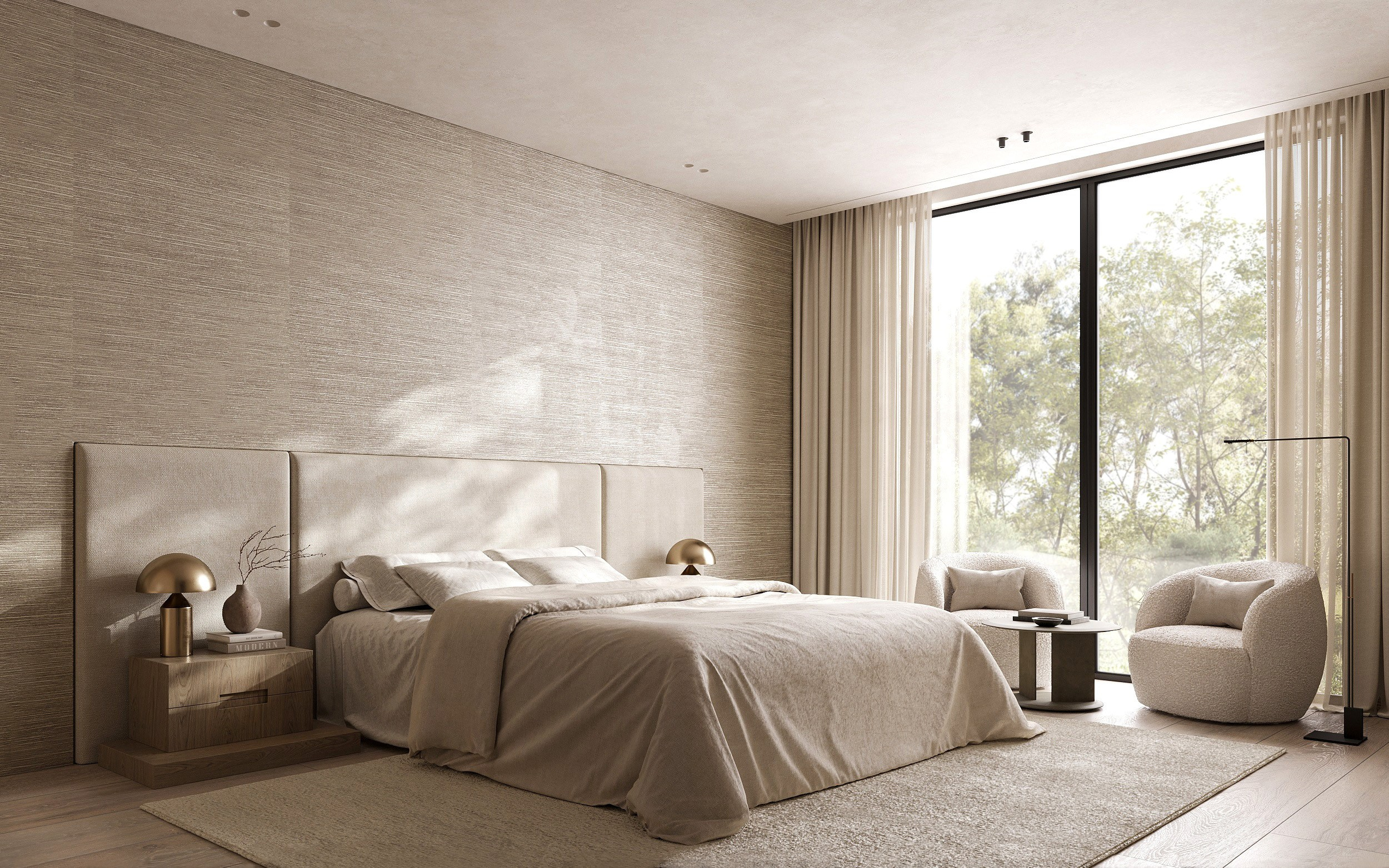 Villa C-34. Interior visualization