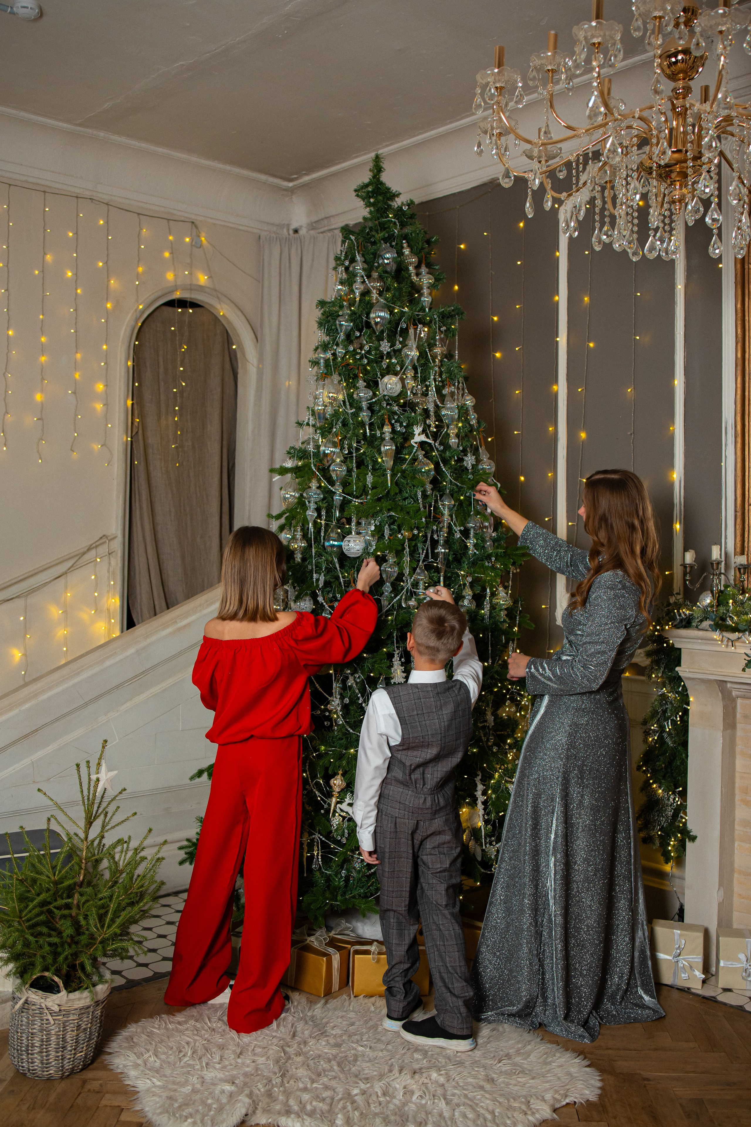 Семейная новогодняя фотосессия. Семейный фотограф г. Тюмень