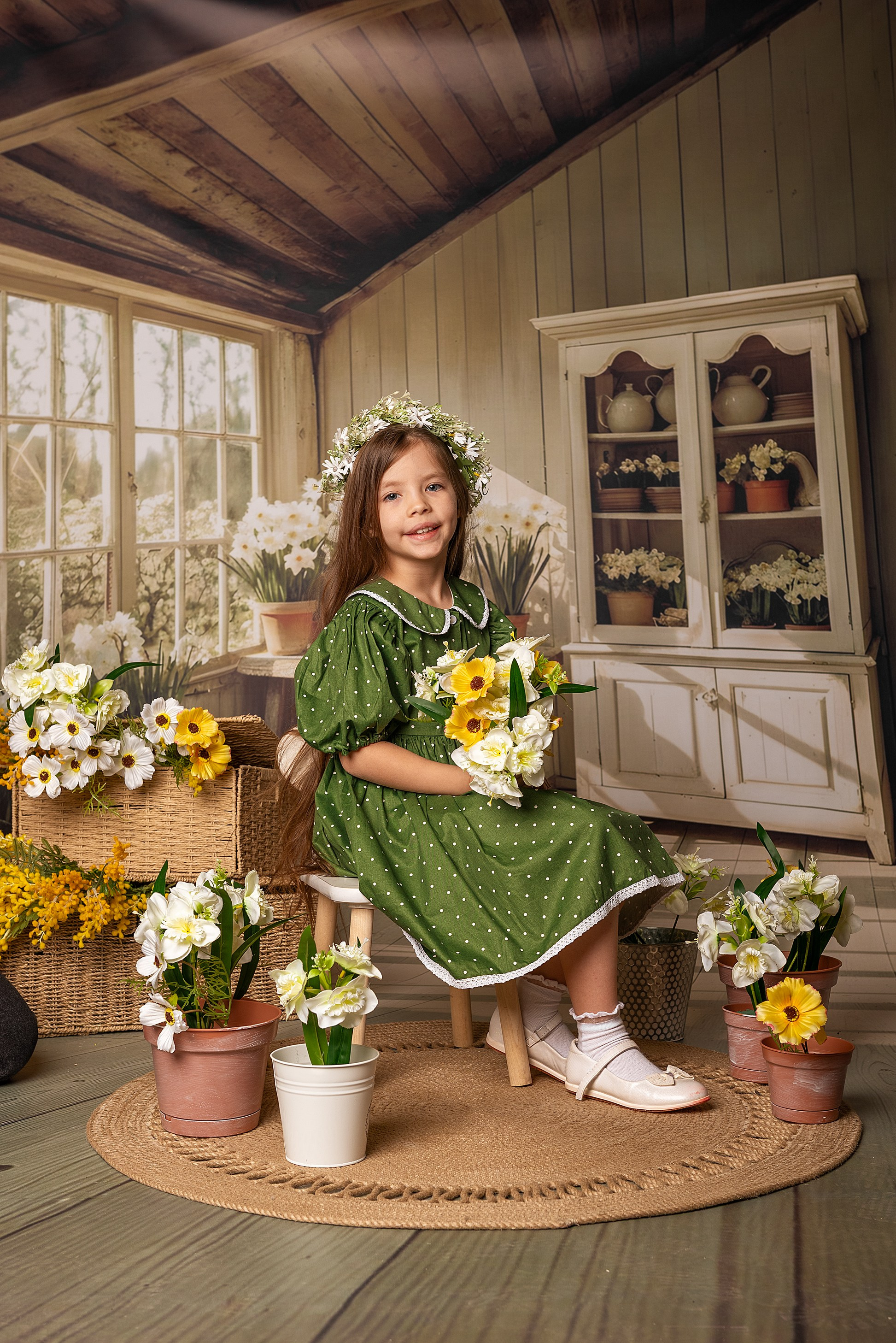 Сюжет «Нарциссы». Детская фотостудия Виктории Шараповой