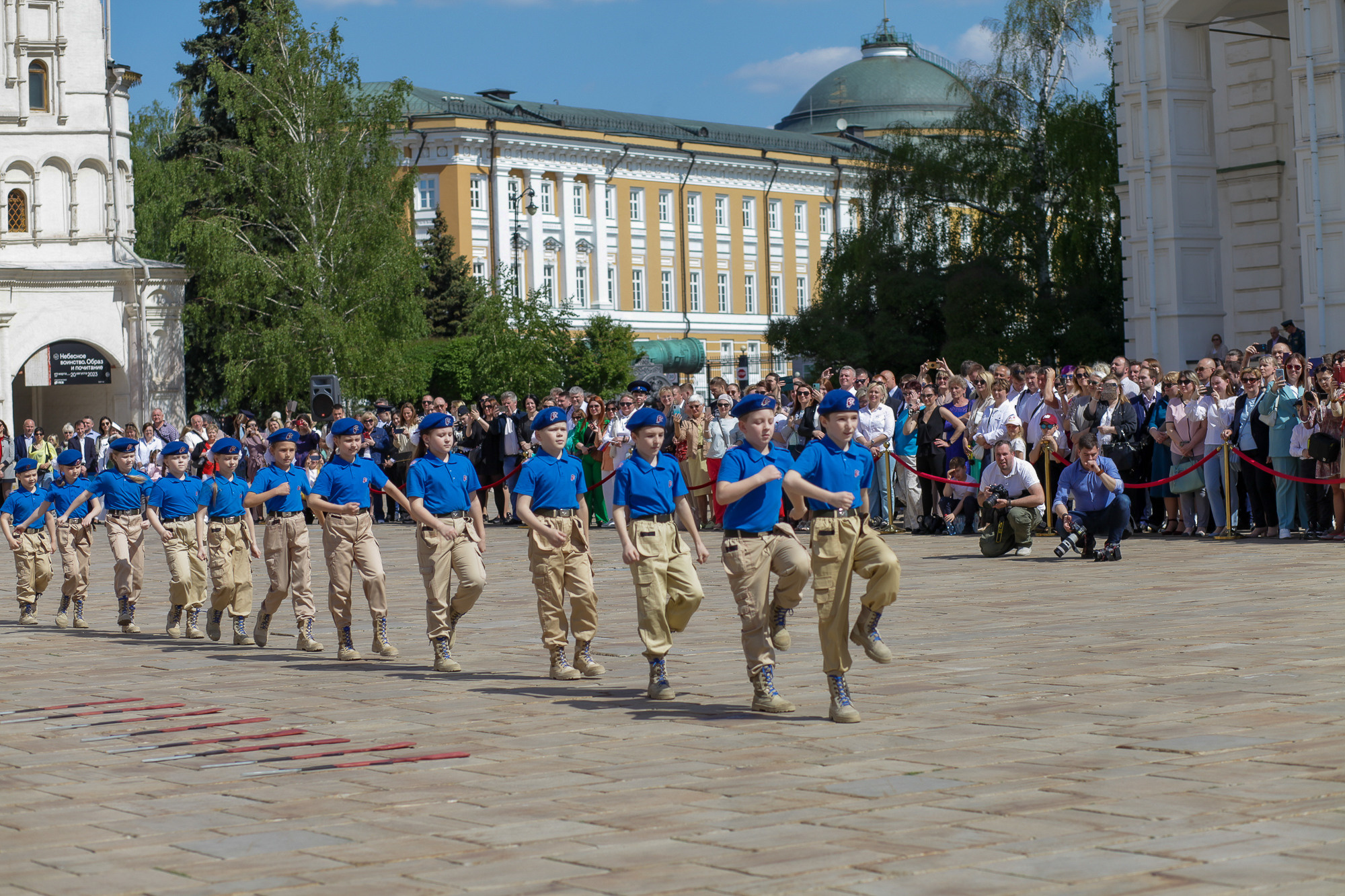Присяга юнармейцев на Соборной площади Кремля. Фотограф в Москве Ольга Колесникова