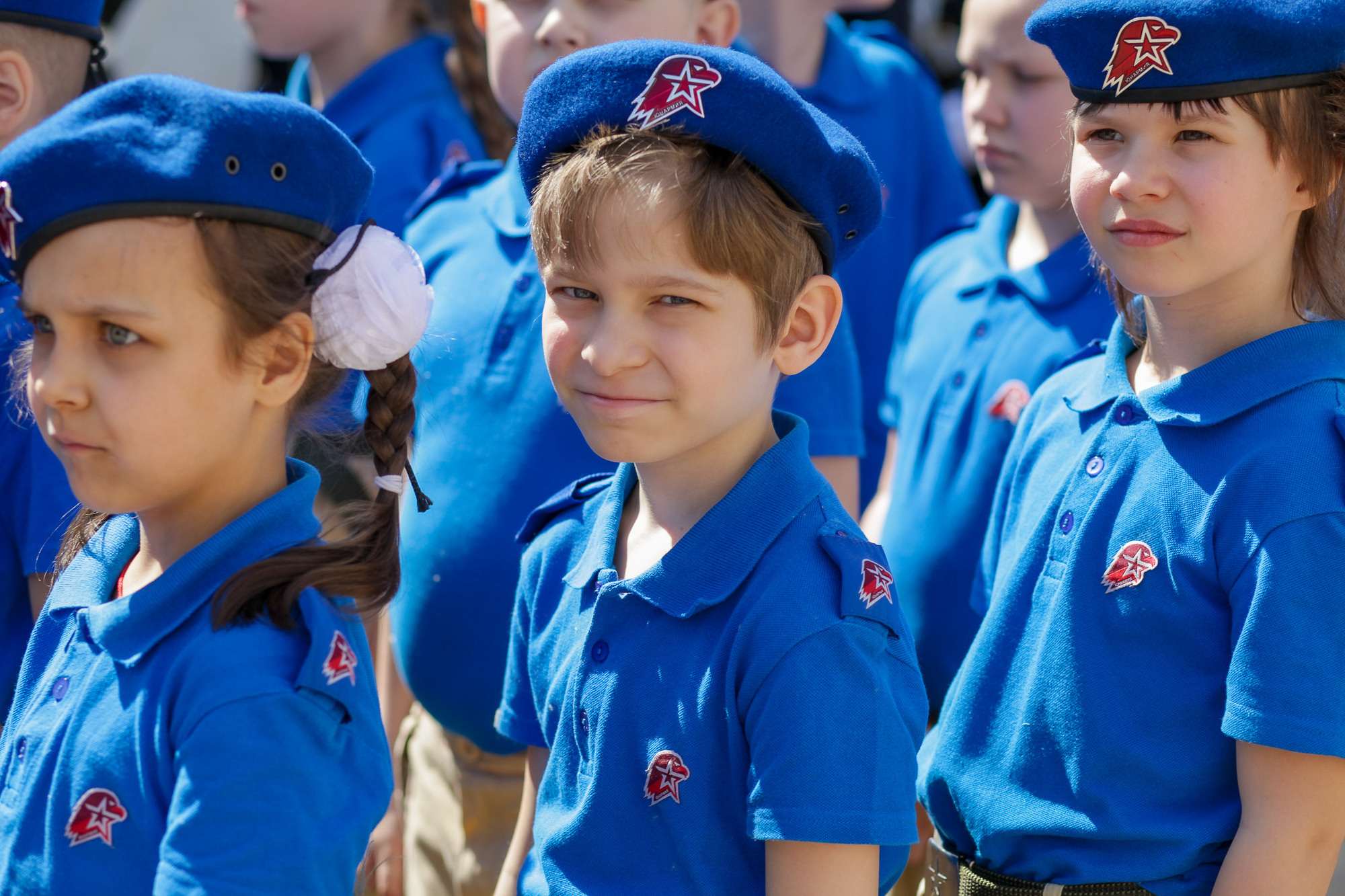 Присяга юнармейцев на Соборной площади Кремля. Фотограф в Москве Ольга Колесникова