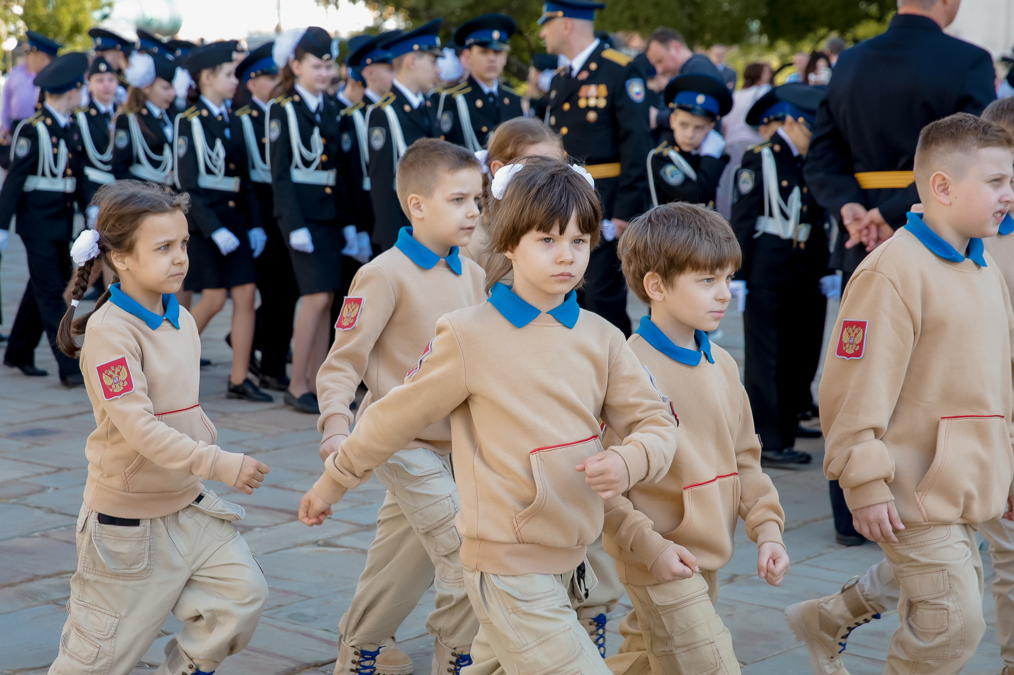 Присяга юнармейцев на Соборной площади Кремля. Фотограф в Москве Ольга Колесникова