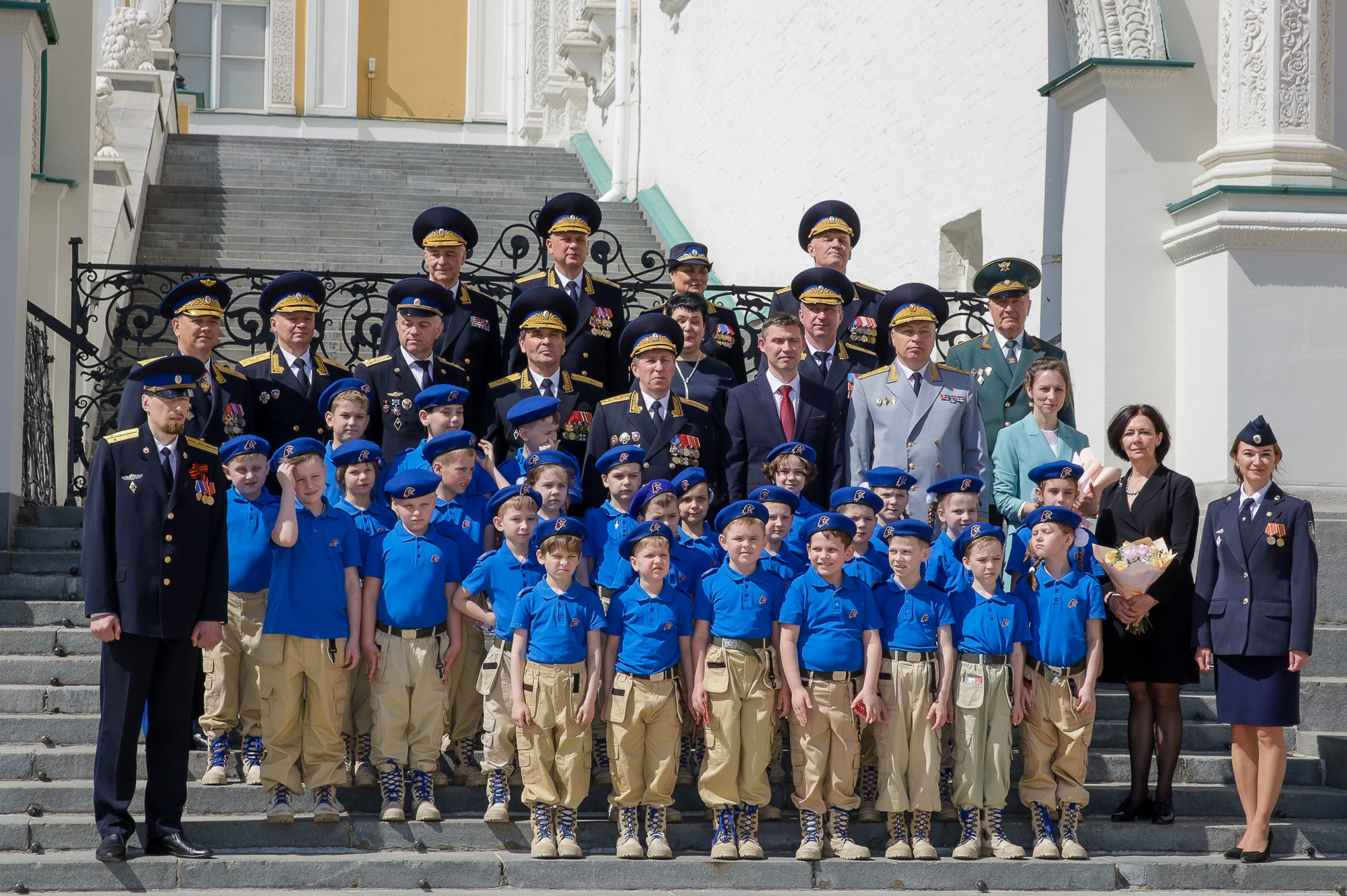 Присяга юнармейцев на Соборной площади Кремля. Фотограф в Москве Ольга Колесникова