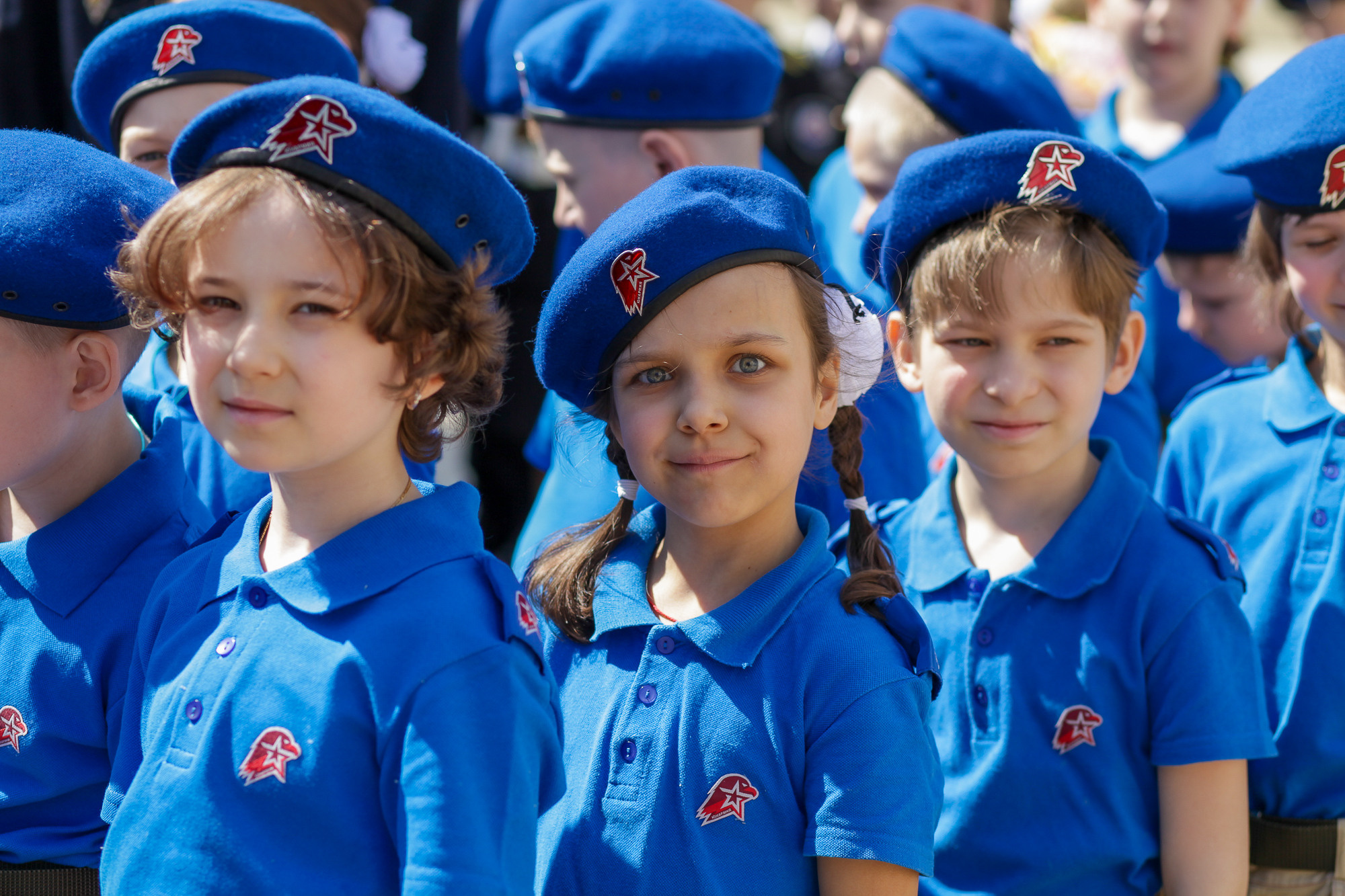 Присяга юнармейцев на Соборной площади Кремля. Фотограф в Москве Ольга Колесникова