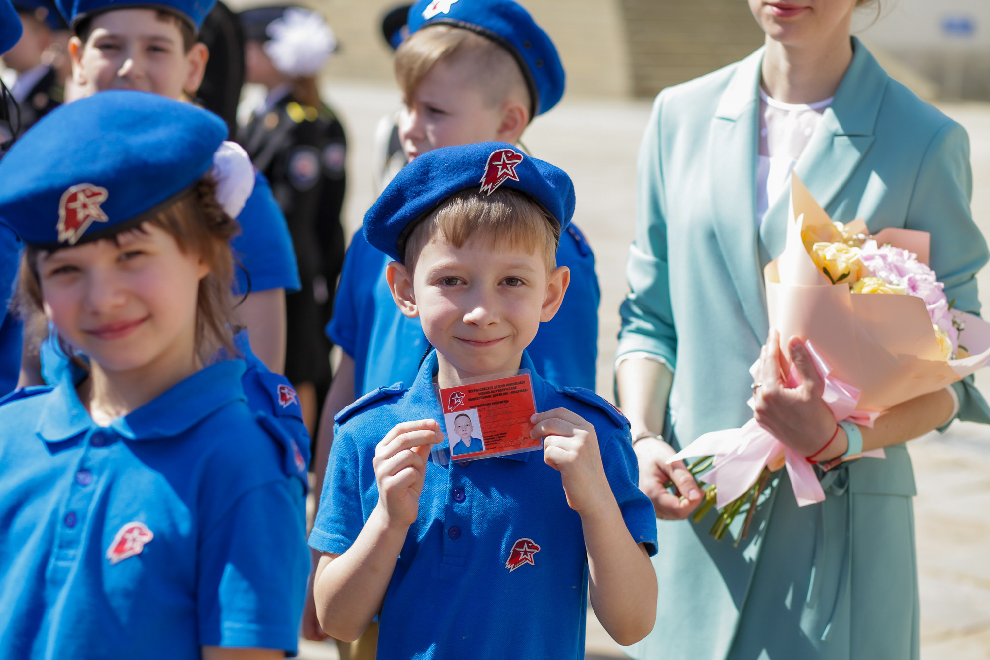 Присяга юнармейцев на Соборной площади Кремля. Фотограф в Москве Ольга Колесникова