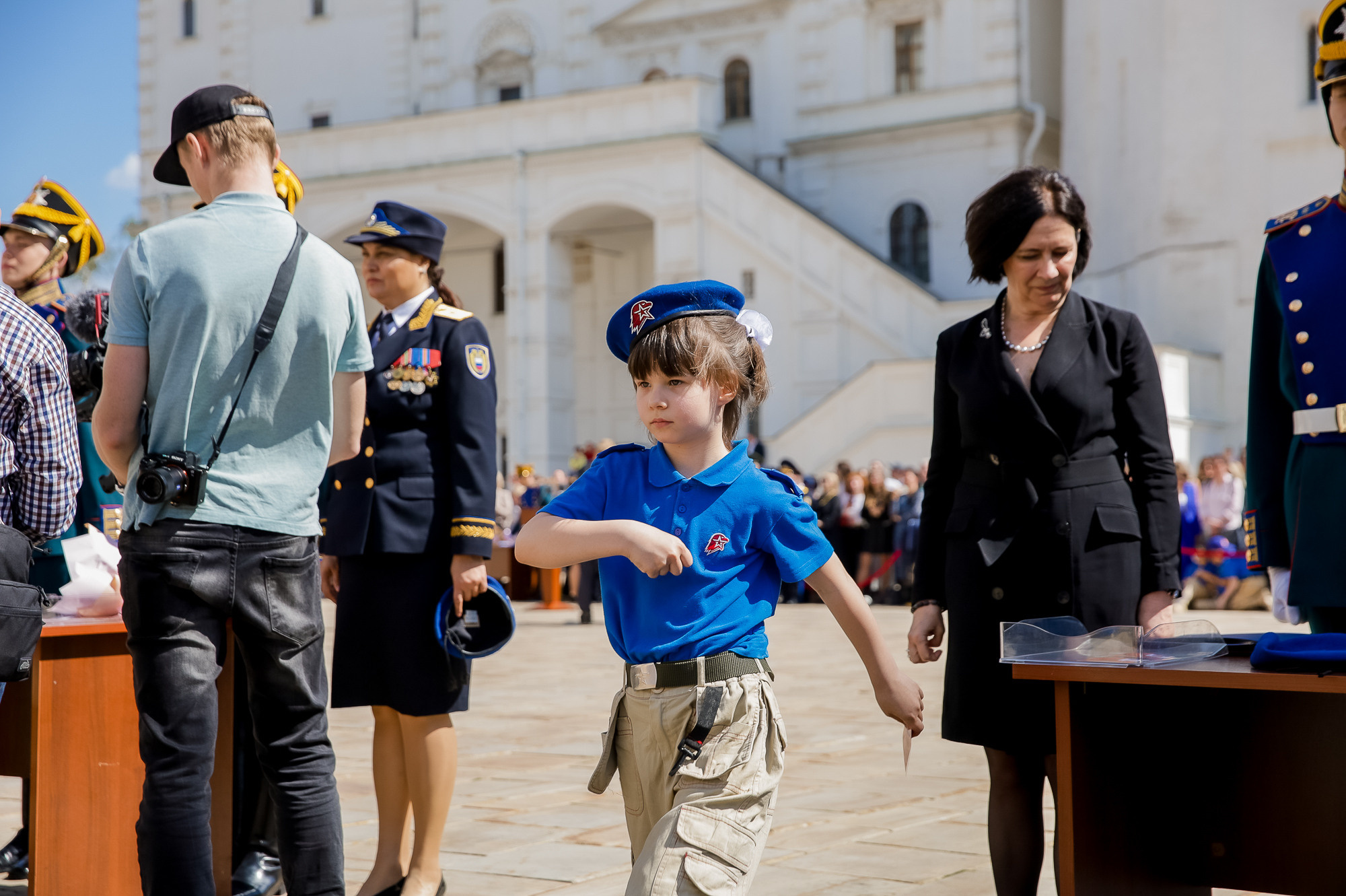 Присяга юнармейцев на Соборной площади Кремля. Фотограф в Москве Ольга Колесникова
