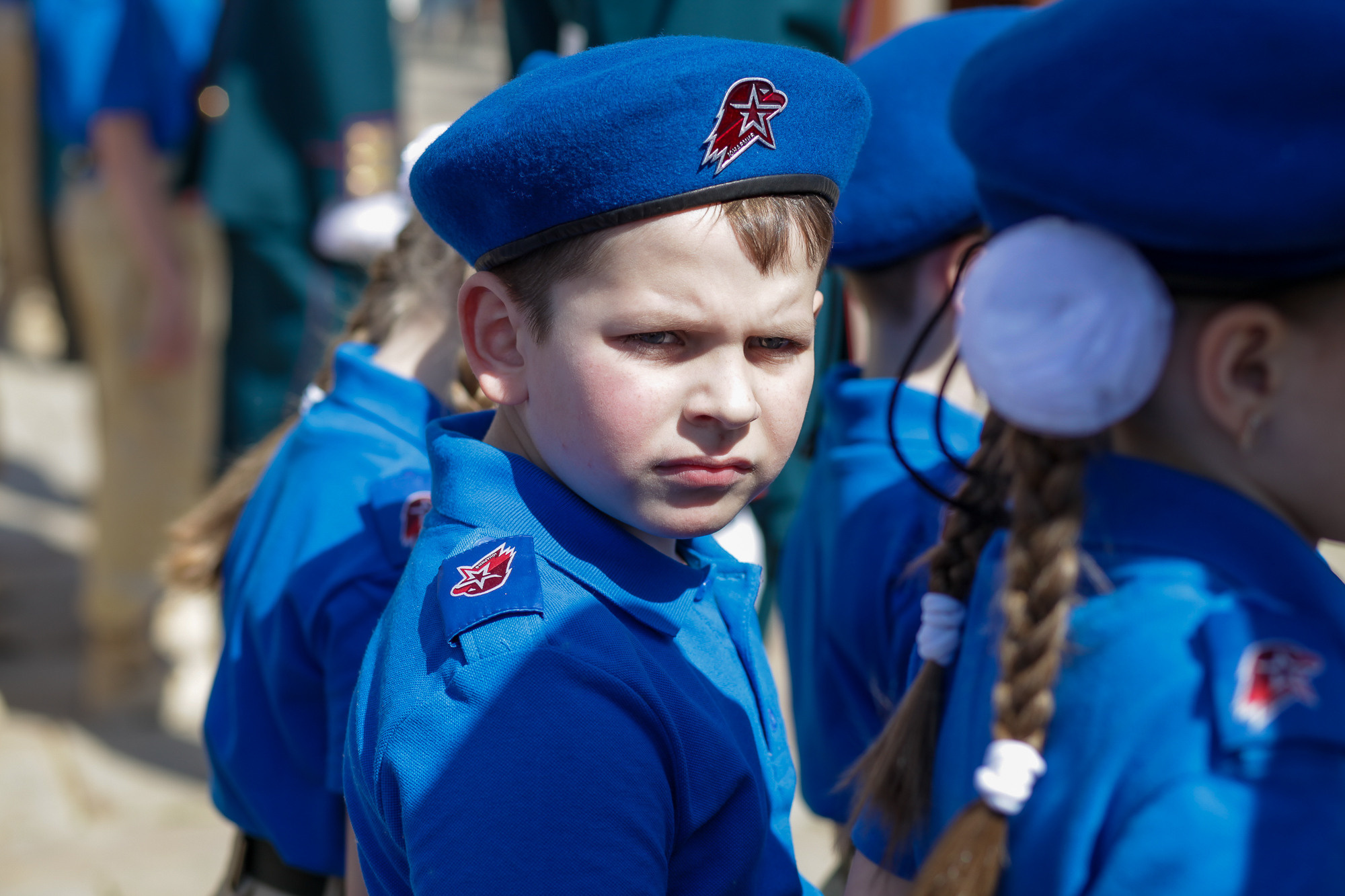 Присяга юнармейцев на Соборной площади Кремля. Фотограф в Москве Ольга Колесникова