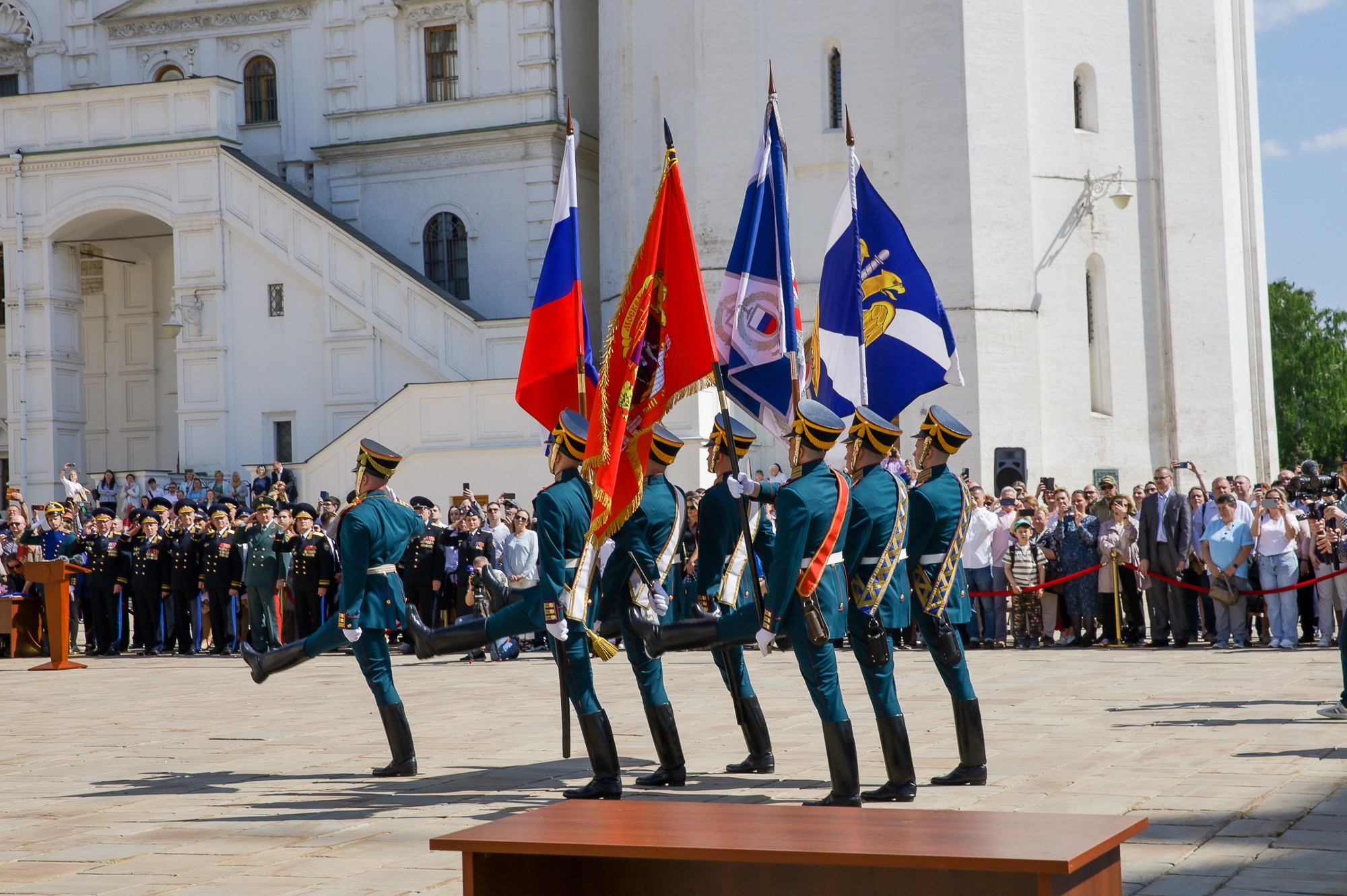 Присяга юнармейцев на Соборной площади Кремля. Фотограф в Москве Ольга Колесникова