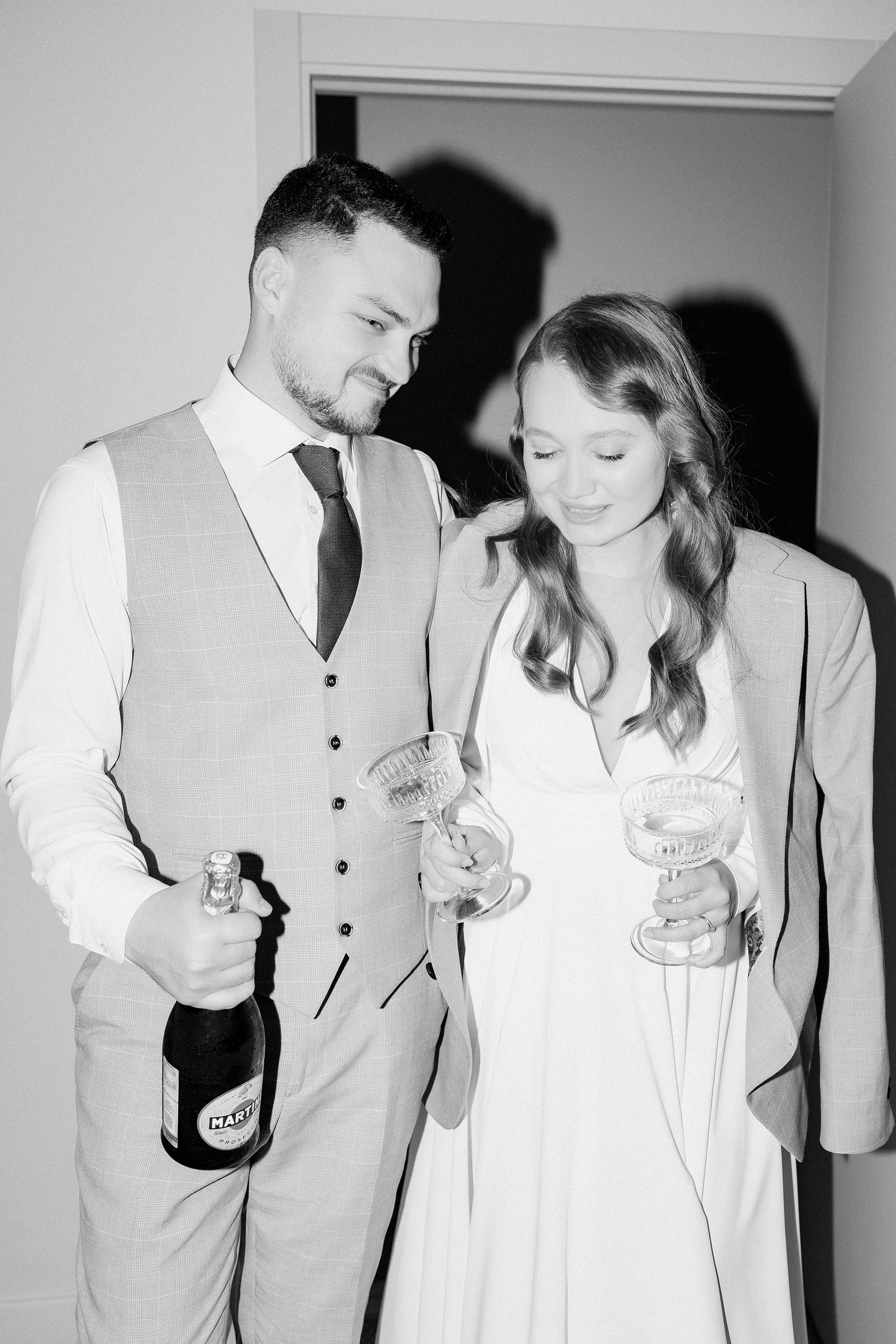 И в конце вечера мы выпьем шампанское за наш день