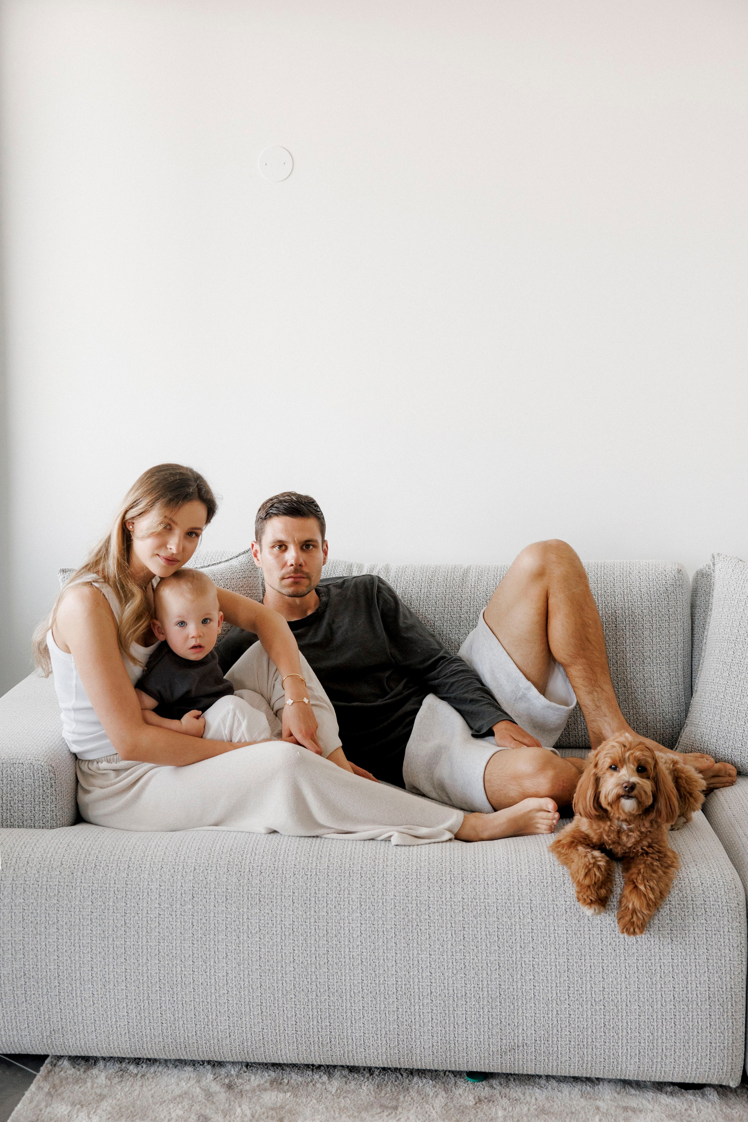 One year old at home. Wedding and family photographer