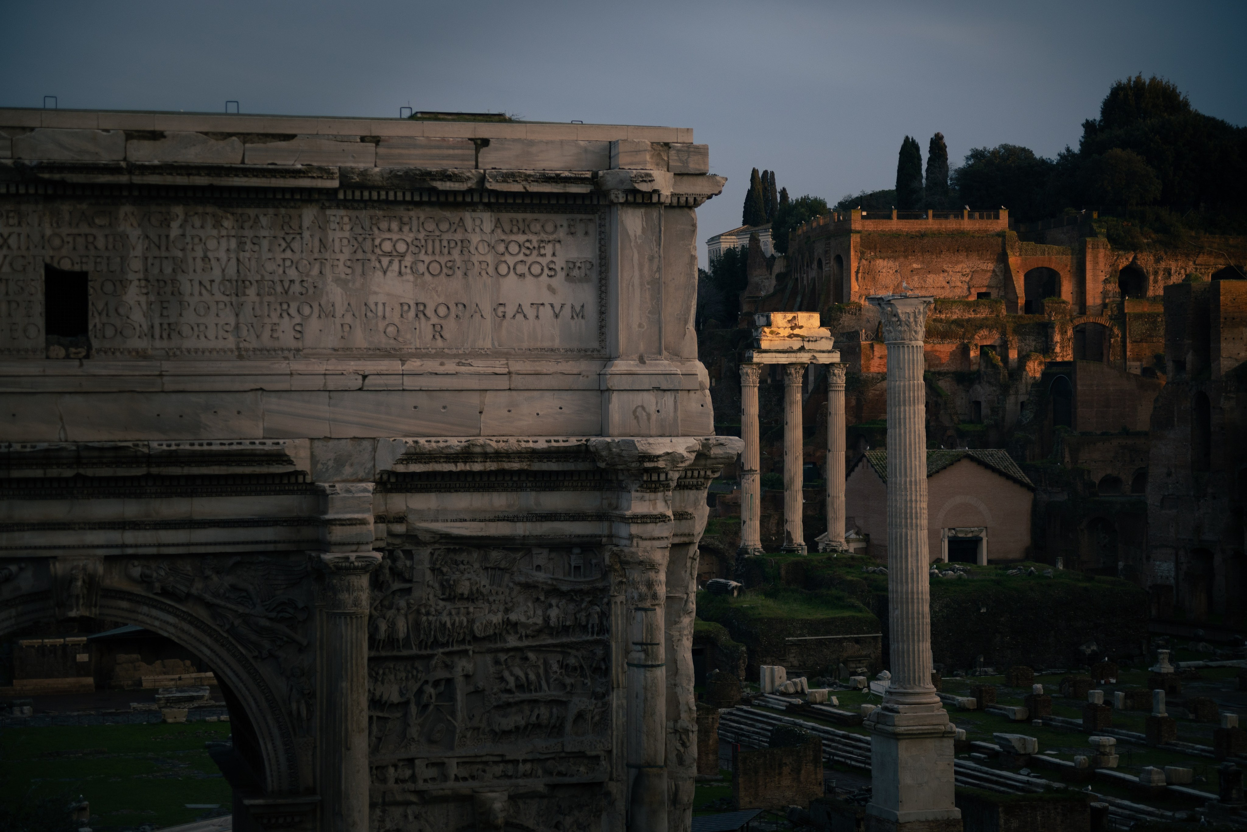 Streets of Rome. Magic photos