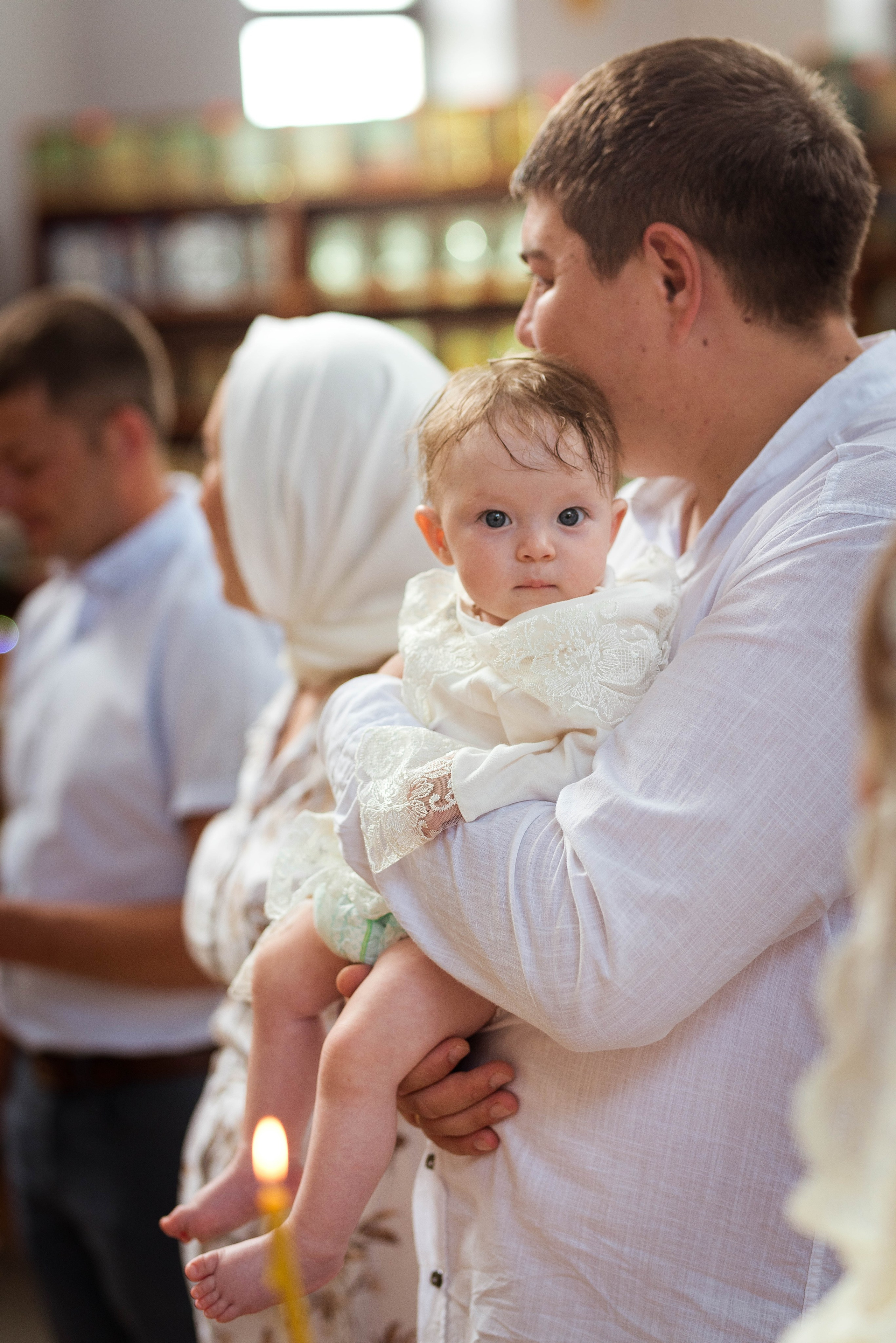 Крещение Варвары. Свадебный и семейный фотограф Яна Стражева. Волгоград, Москва