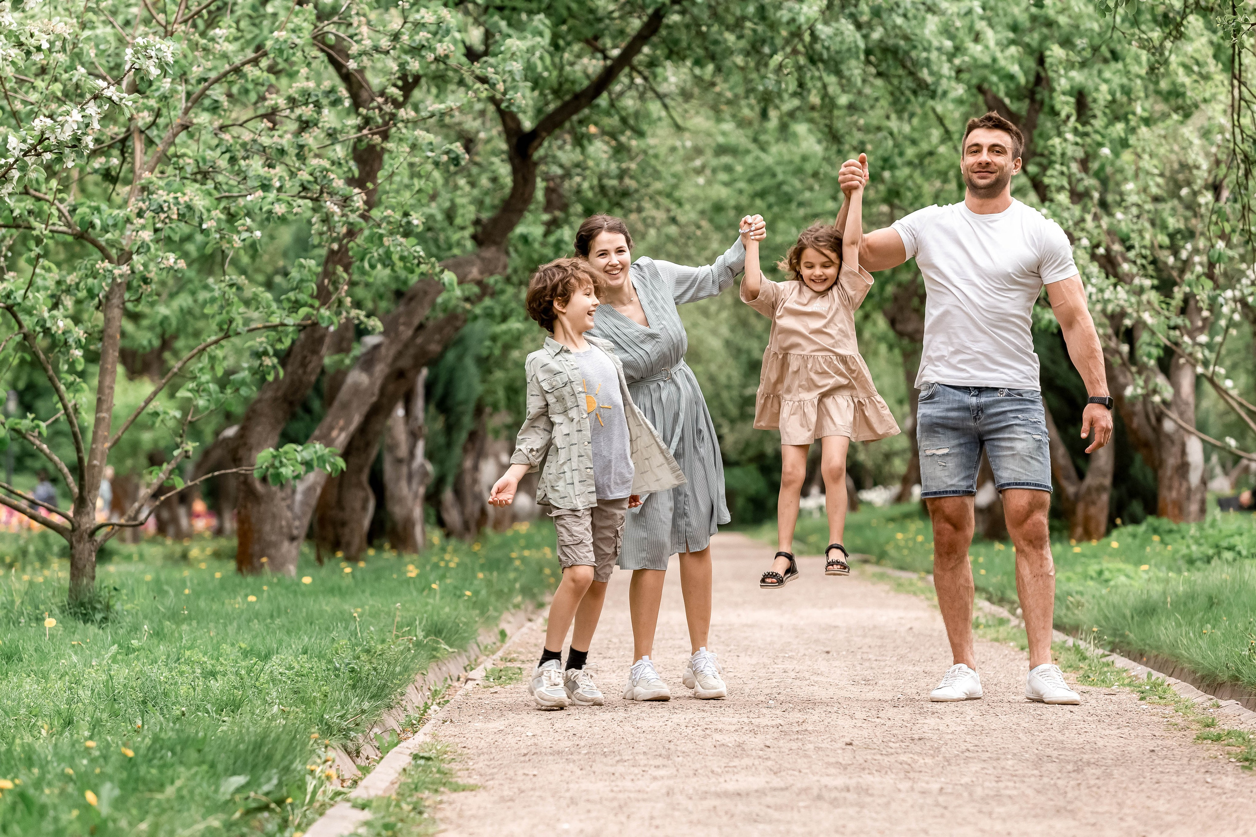 Наталья, Сергей, Артём и Альбина. Репортажный фотограф в Москве