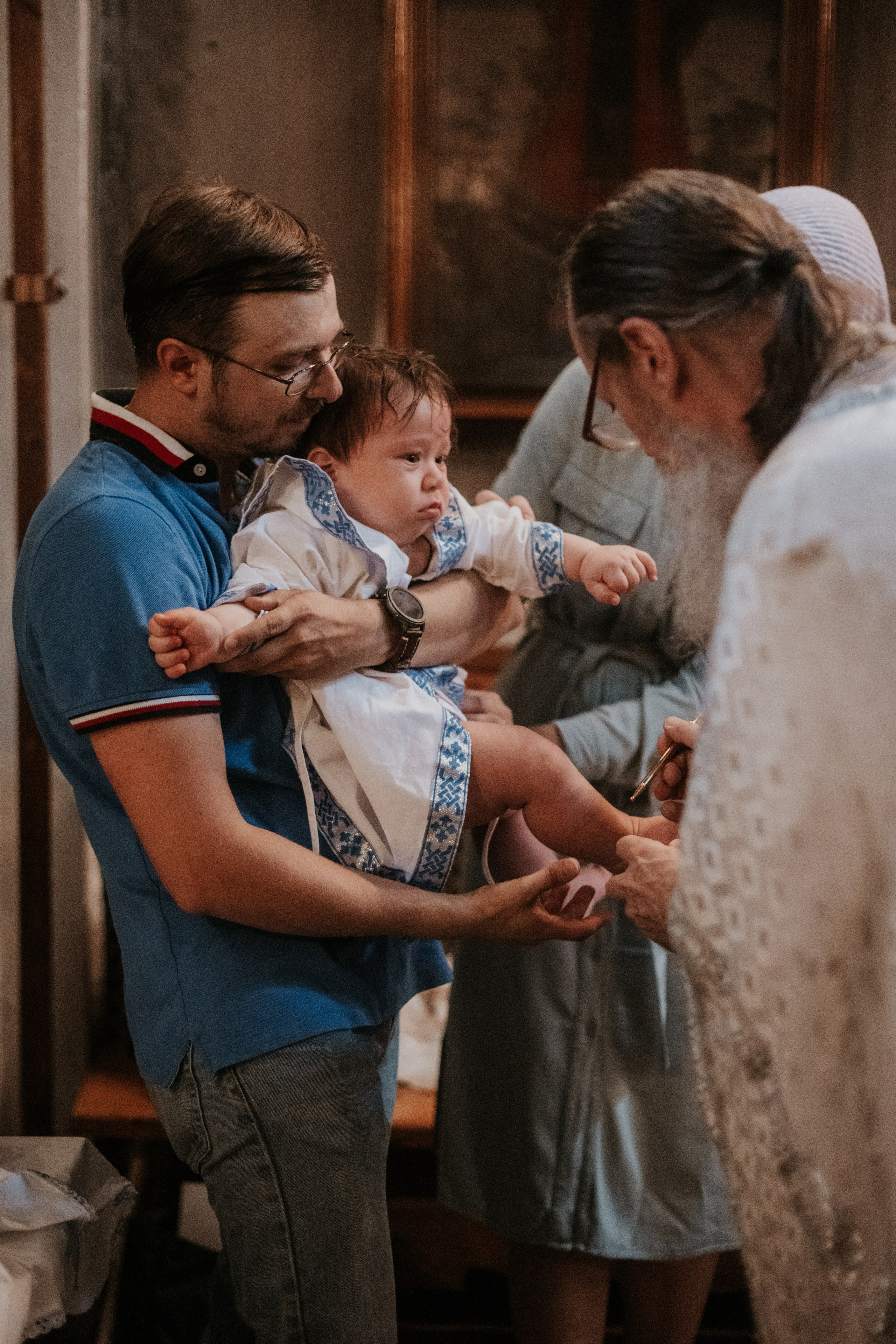 Фотосессия на крещение. Семейный фотограф в Москве Полина Ситникова