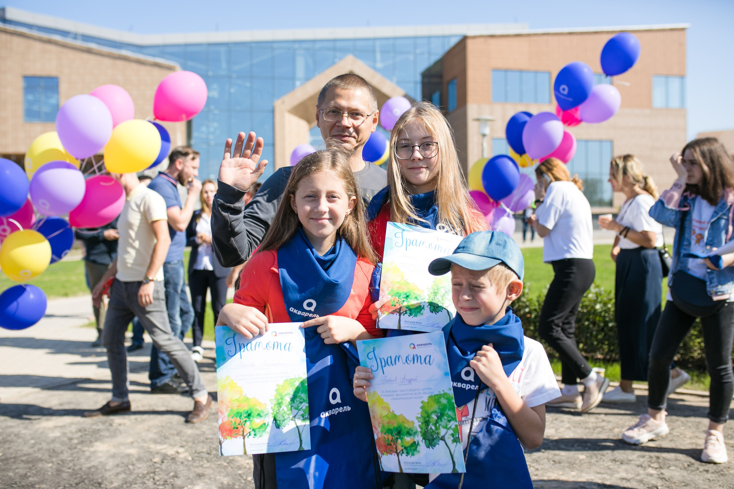 Экологическая акция «Акварельная аллея» ТРЦ Акварель Парк г. Пушкино. Портретный фотограф в Москве Анна Лукерьина