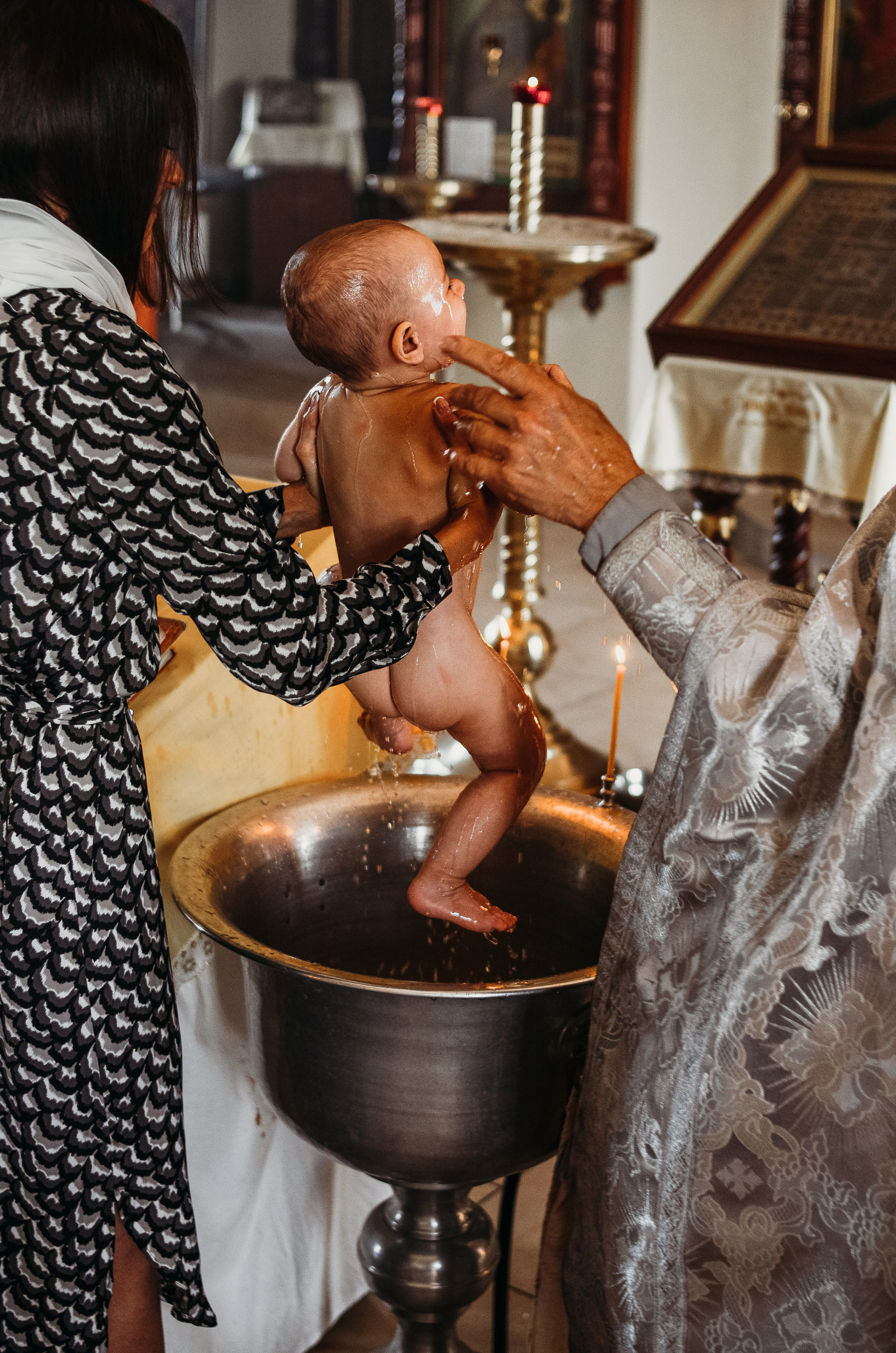 Таинство крещения Лев. Семейный фотограф Москва, Люберцы, Петрозаводск