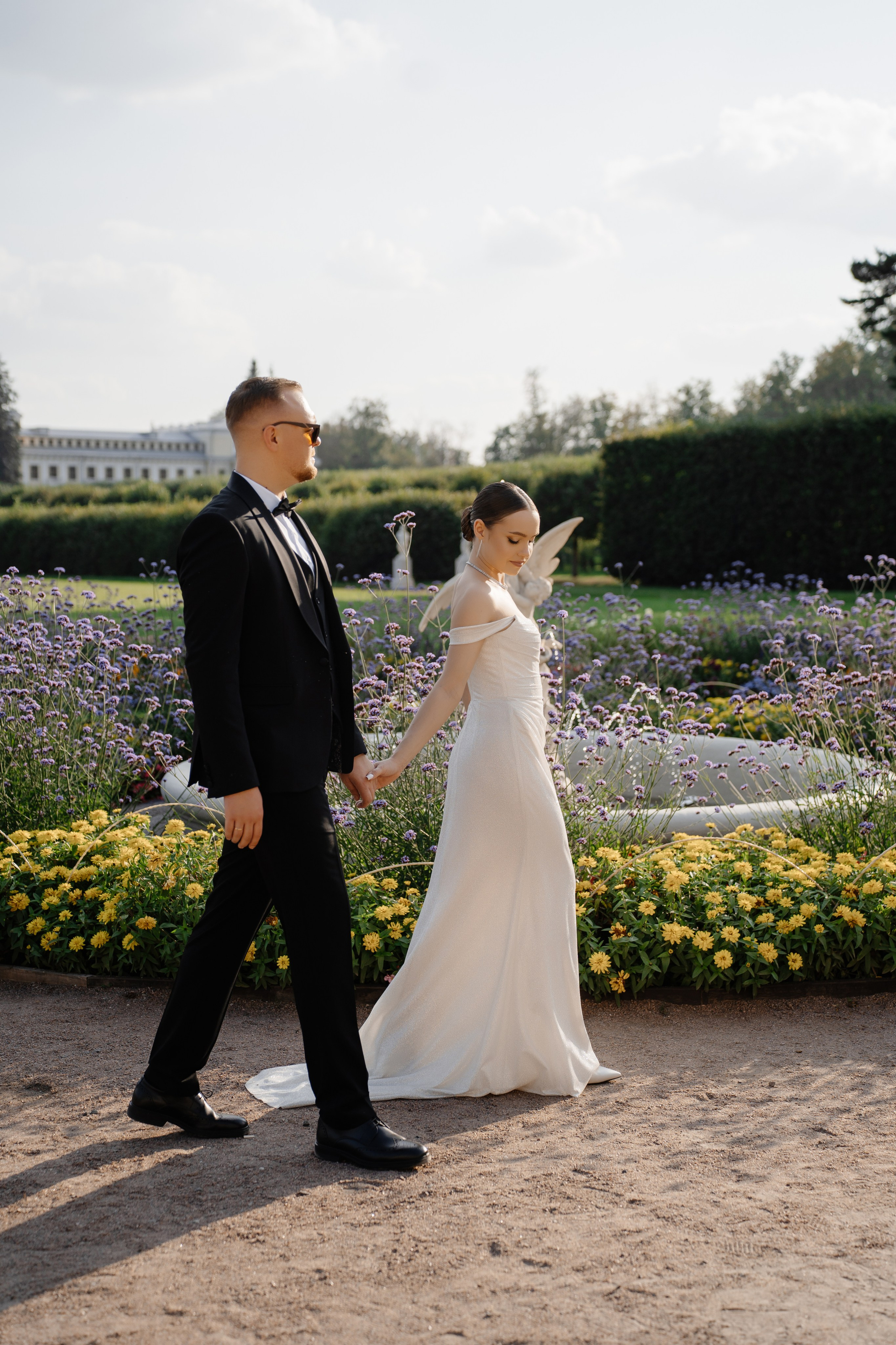 Свадебная фотосессия в парке Архангельское. Свадебный и семейный фотограф в Москве Светлана Зоткина