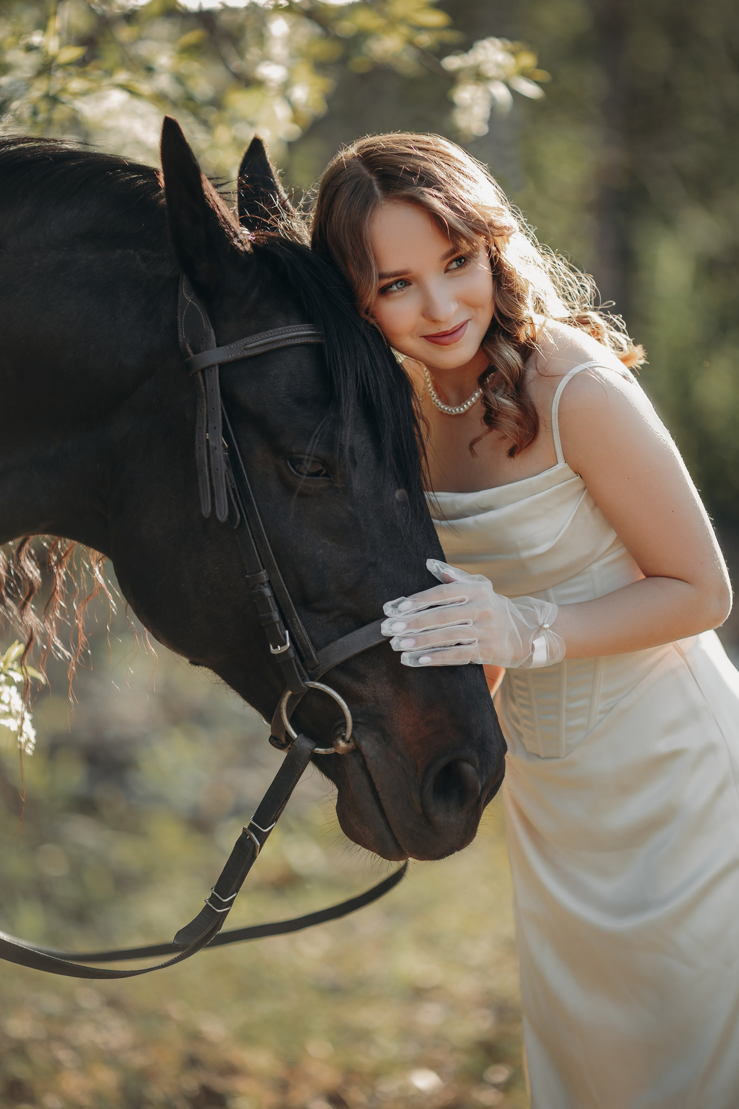 Дарья&Басмач. Анна Молчанова конный фотограф в Тюмени | фотосессии с лошадьми Тюмень