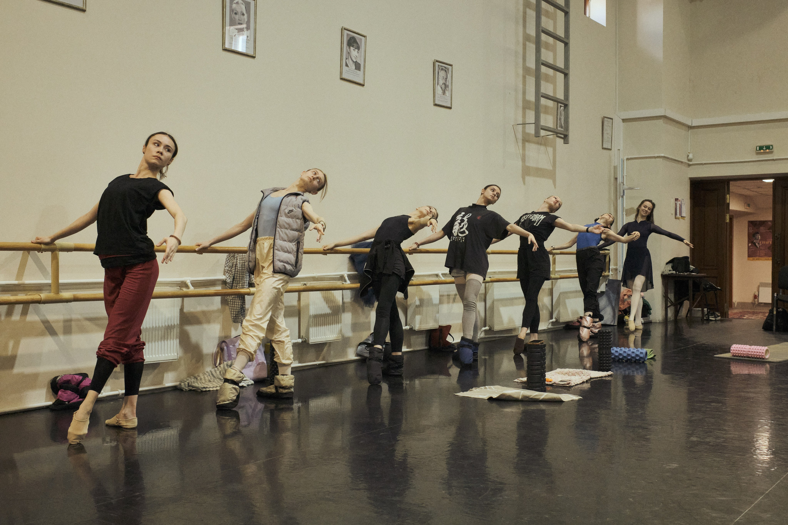 Балетный класс и репетиция артистов балета КТОиБ им. Мусы Джалиля. Barsukov