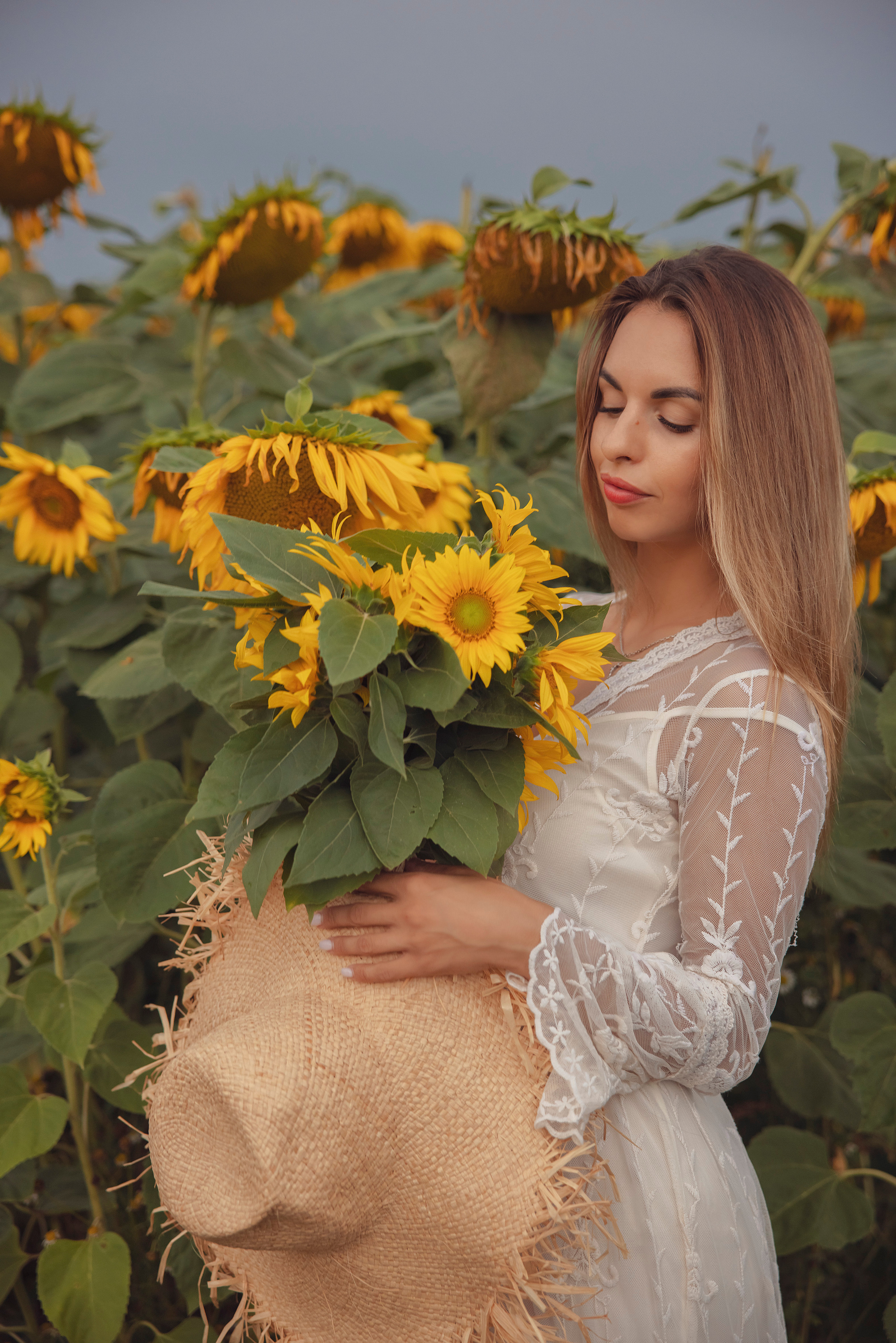 Семейная съемка в подсолнухах. Фотограф Ольга Бобб Нижний Новгород