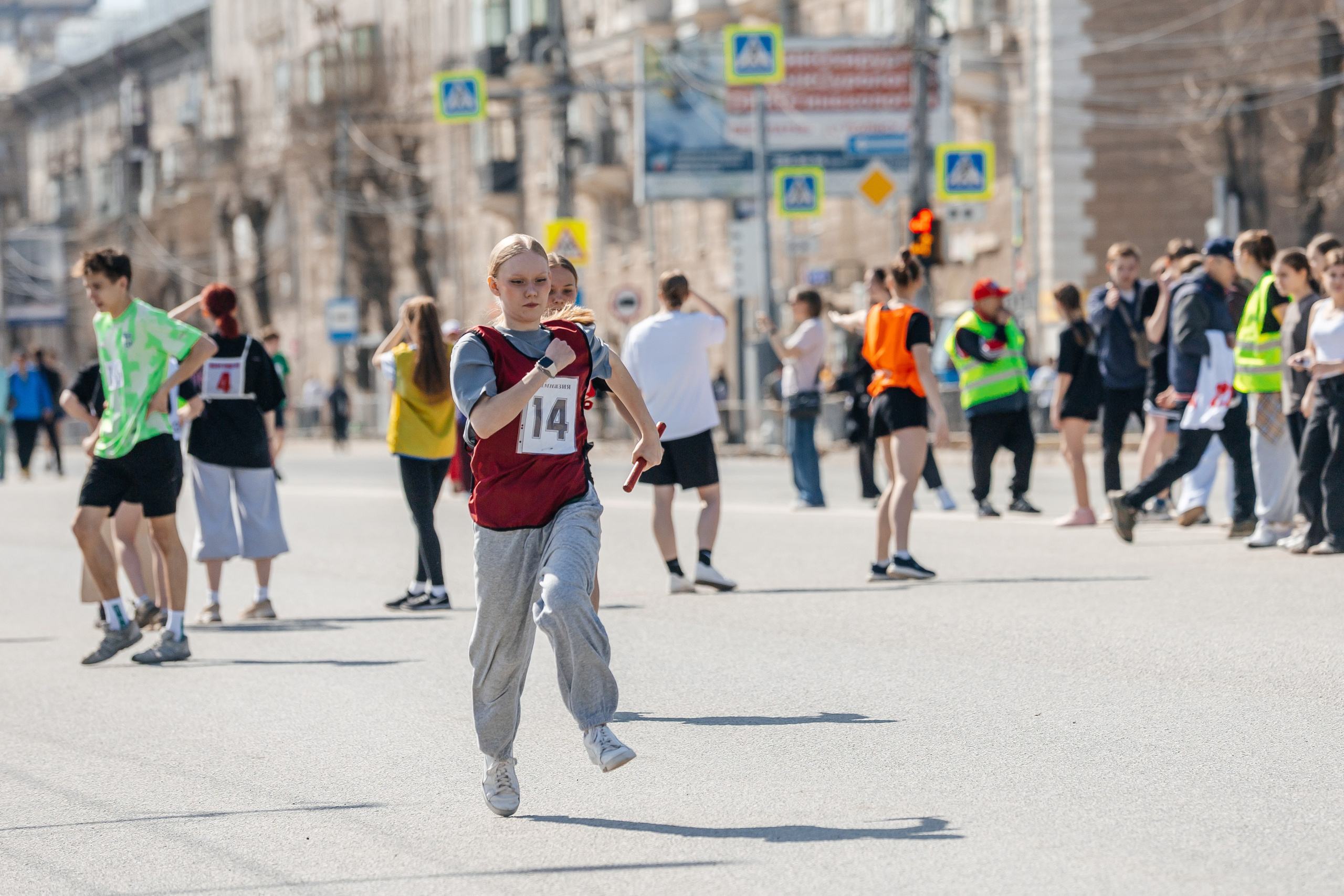 Легкоатлетическая эстафета памяти сибиряков-гвардейцев. Фотограф в Новосибирске Сергей Белов