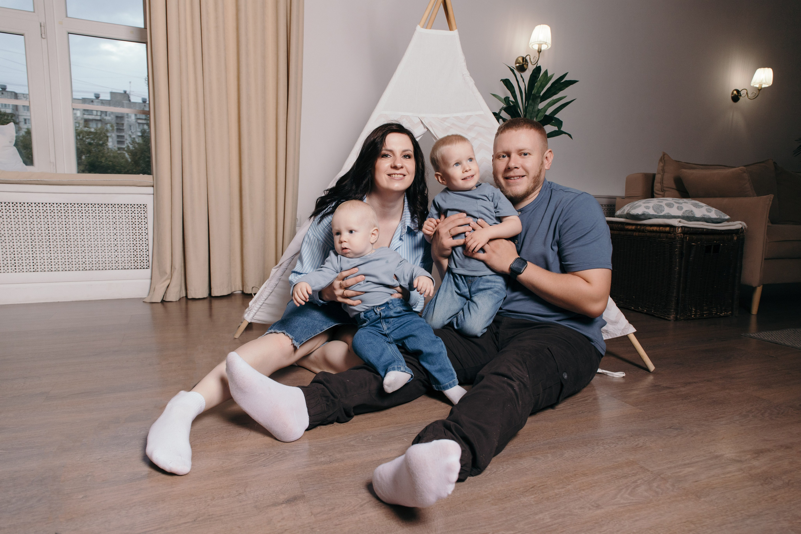 Семья Кузнеченко. Фотограф Елена Балакина (Челябинск)