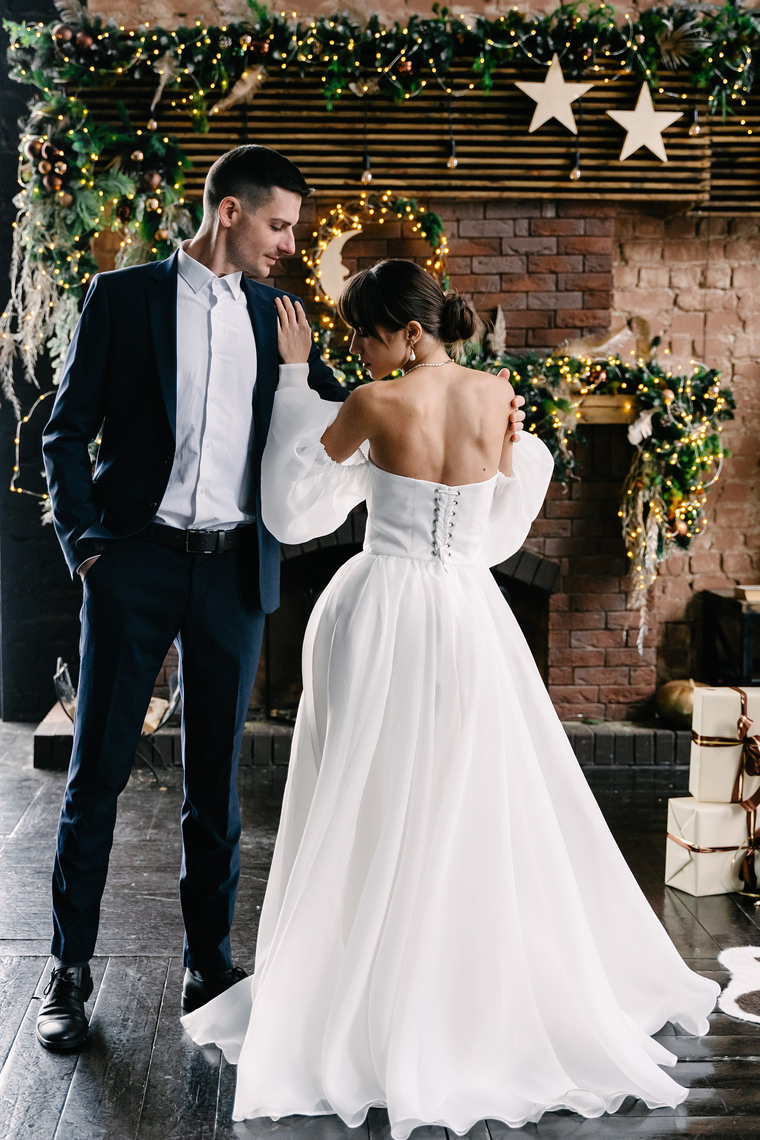 Свадебная фотосессия молодоженов в студии. Свадебный и семейный фотограф из Воронежа|Москвы Бубнова Екатерина