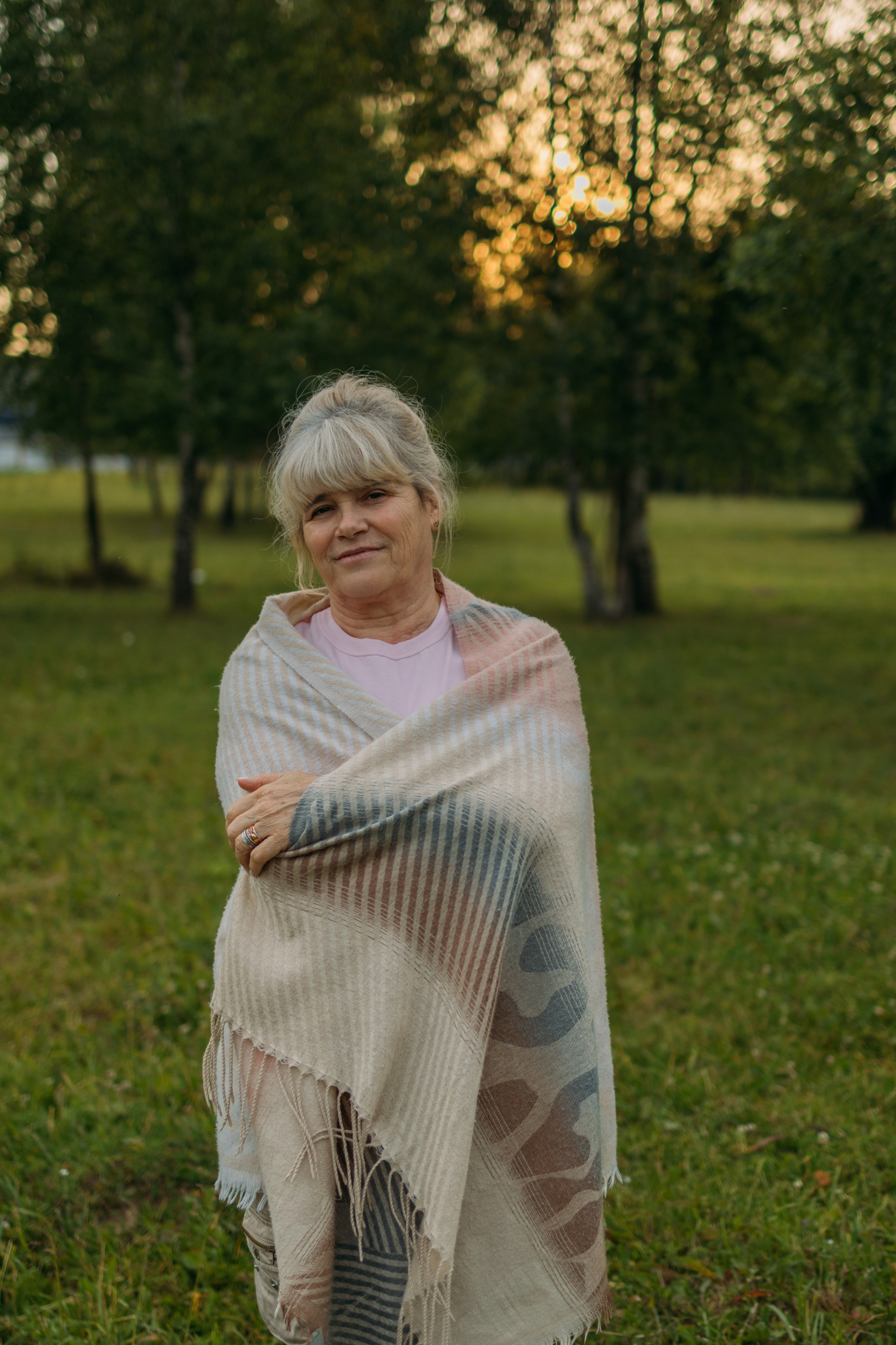 Бабушка с внуками. Фотограф Ирина Панина