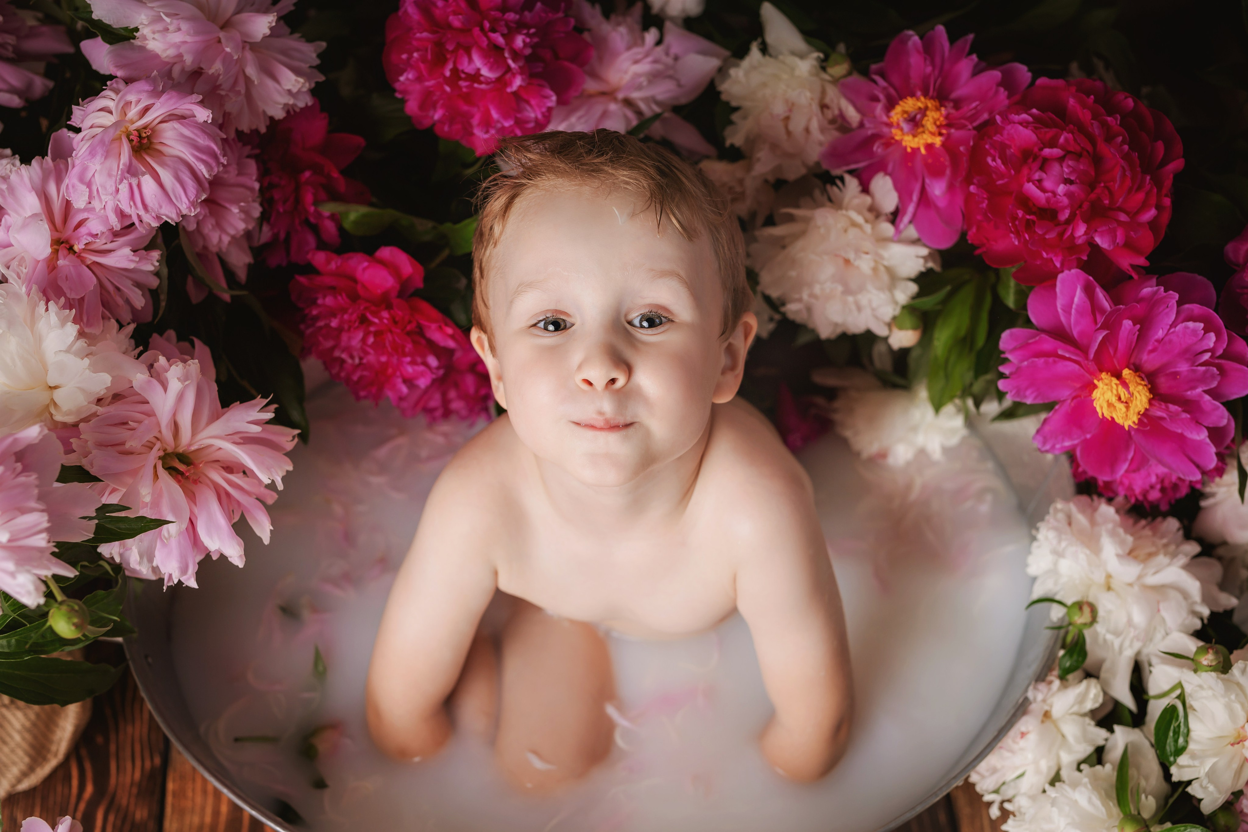 Пионы, молочные ванны. Фотограф Болотова Иветта