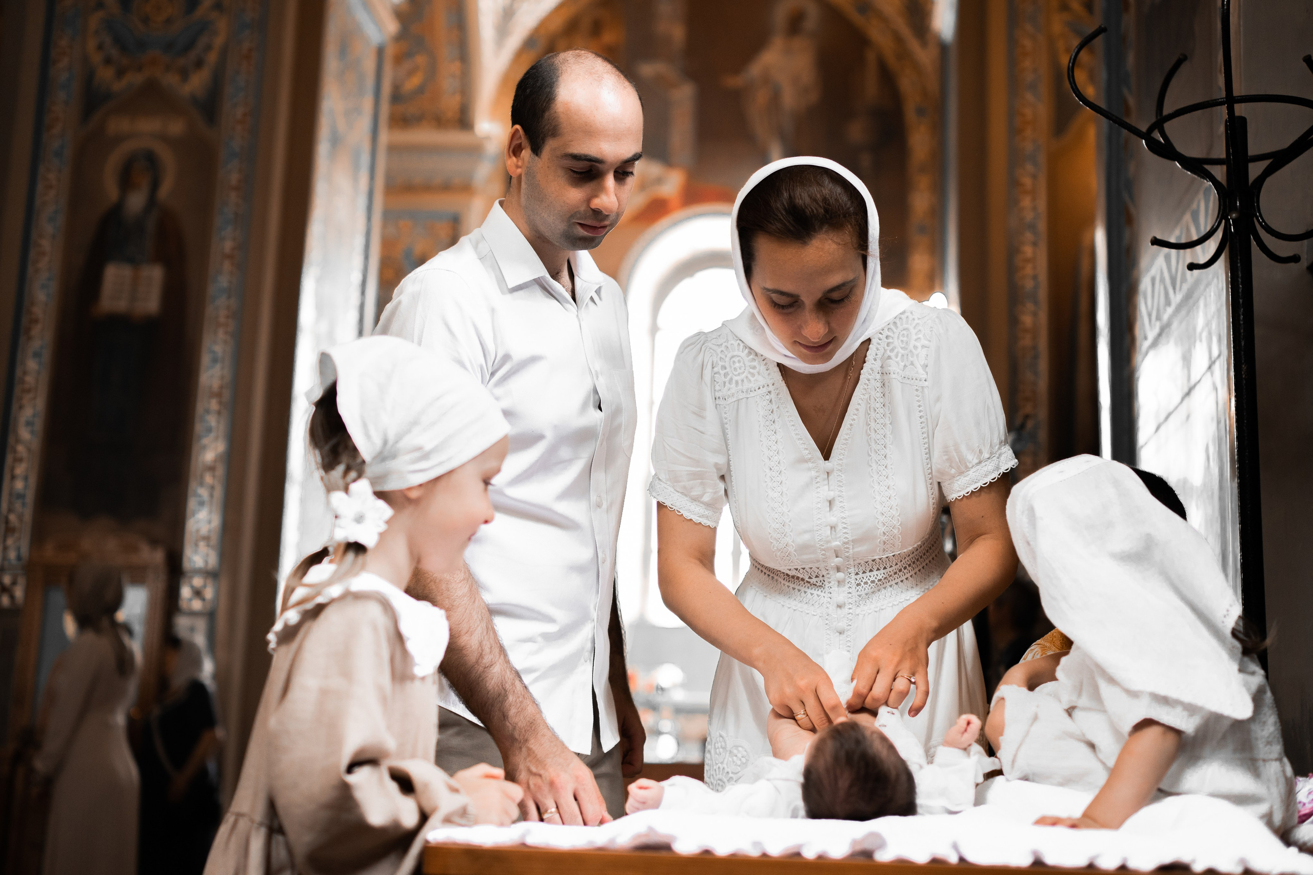 Крещение в Храме Сергия Радонежского Нижний Новгород. Фотограф на крещение и венчание в Нижнем Новгороде.Свадебный Фотограф