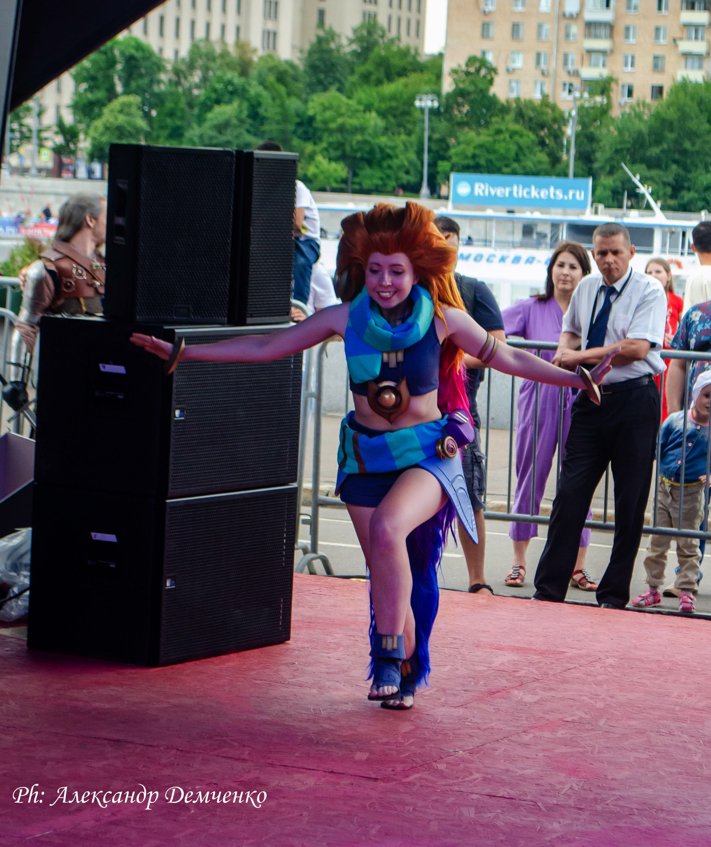 Фотосессия сцены в Москве на разных репортажных мероприятий