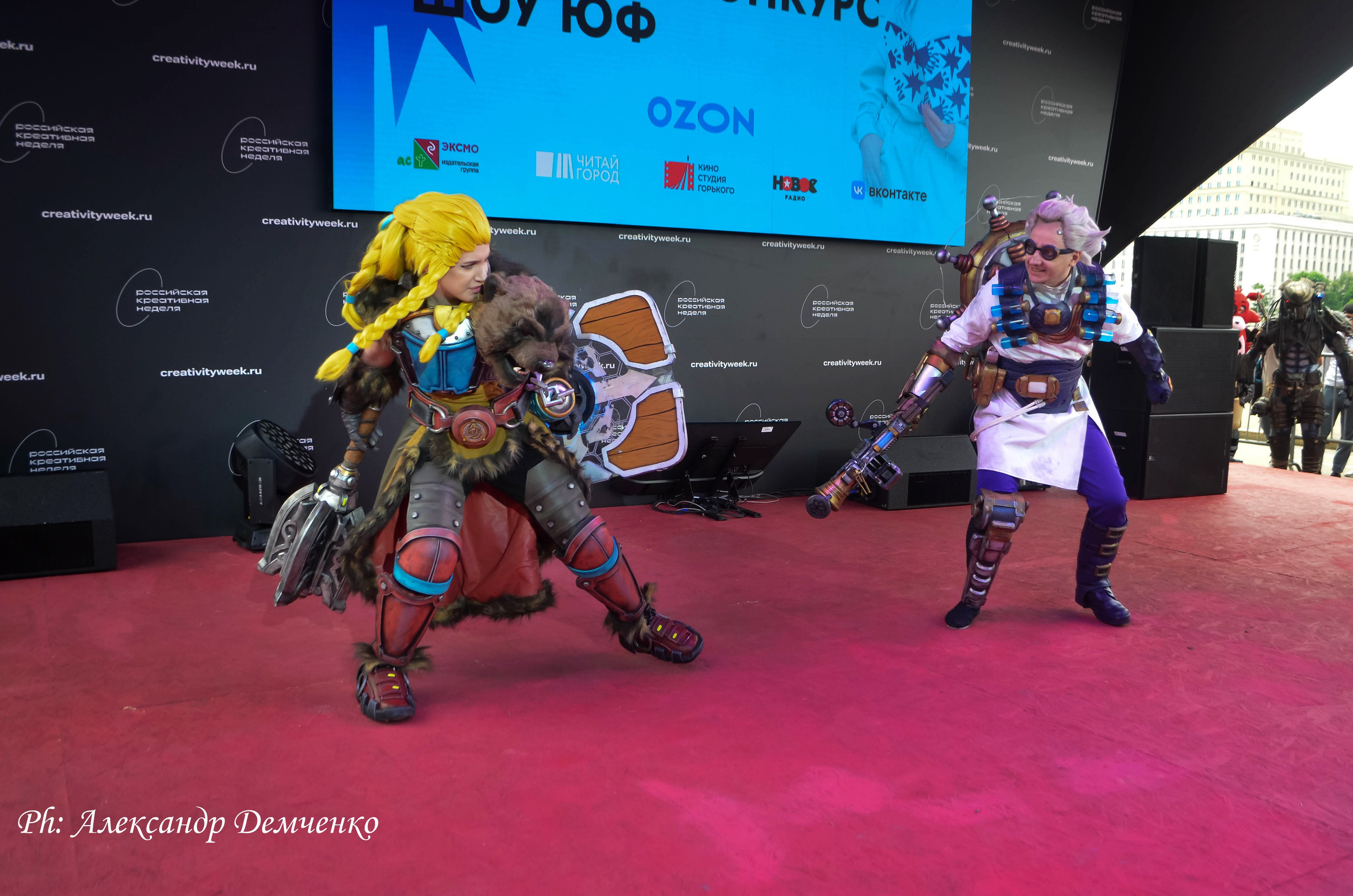 Фотосессия сцены в Москве на разных репортажных мероприятий