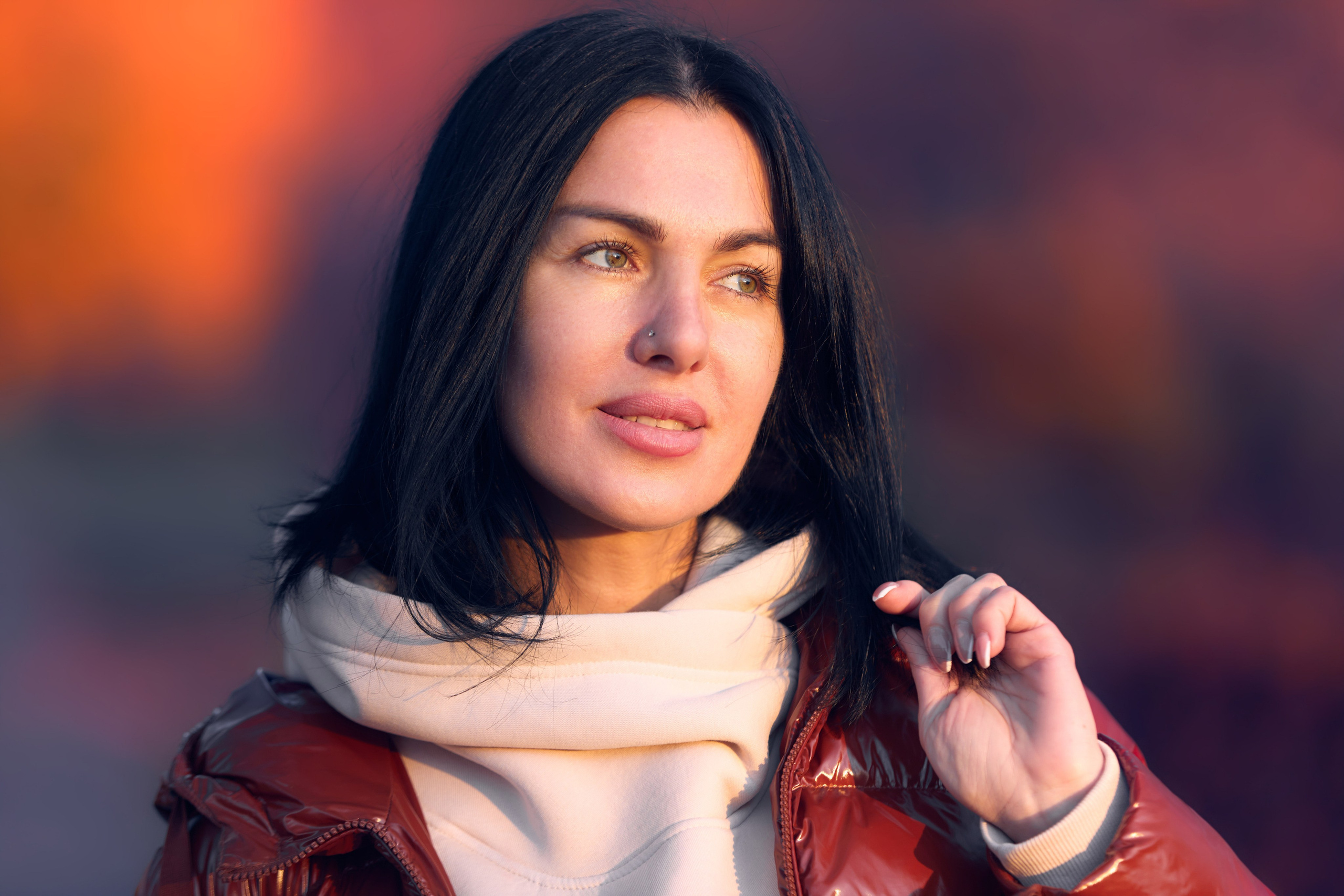 Юля Портрет — парк победы. Фотограф Михаил Коган — Москва 89267284460