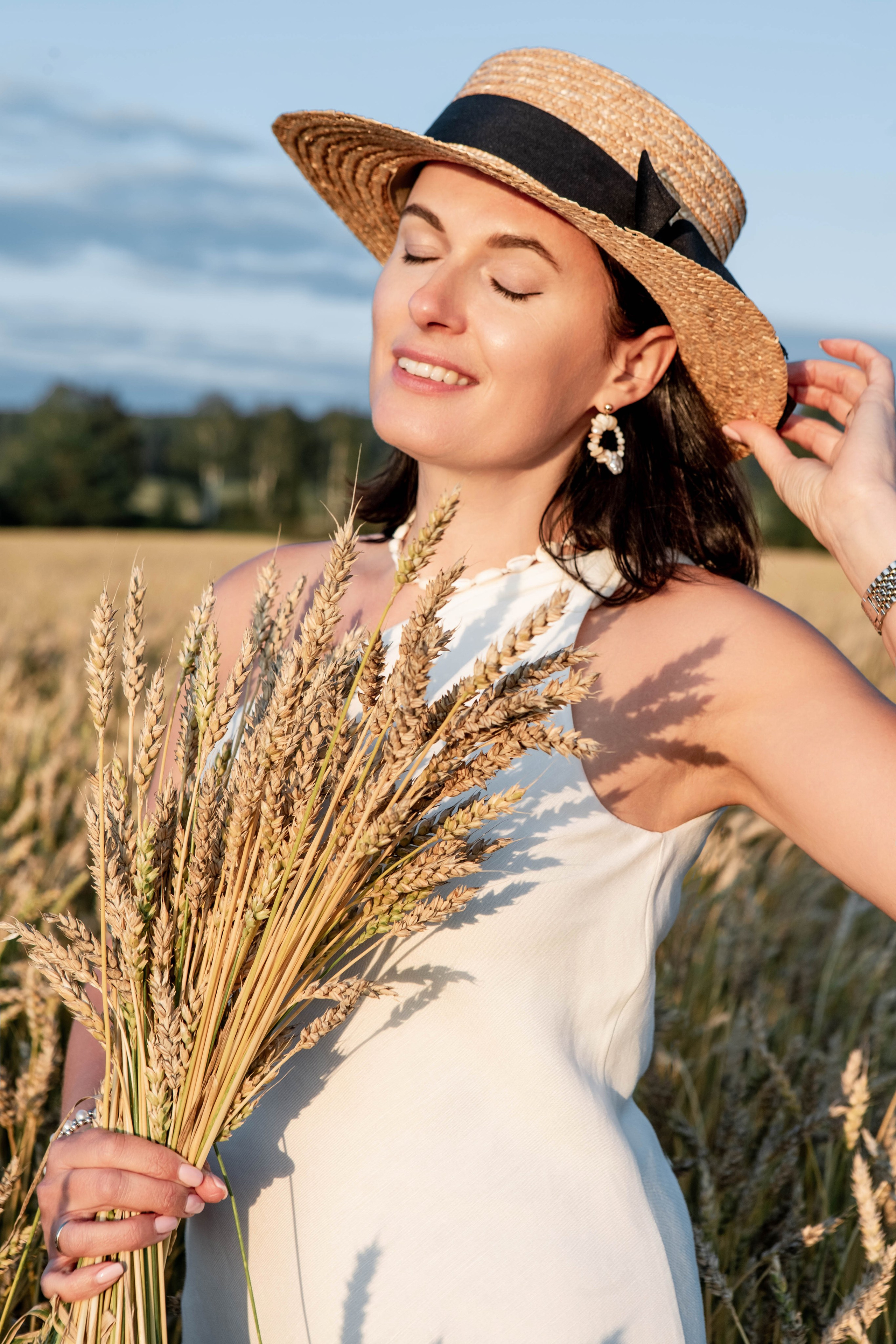 Пшеница на закате. Фотограф Екатерина Голицына
