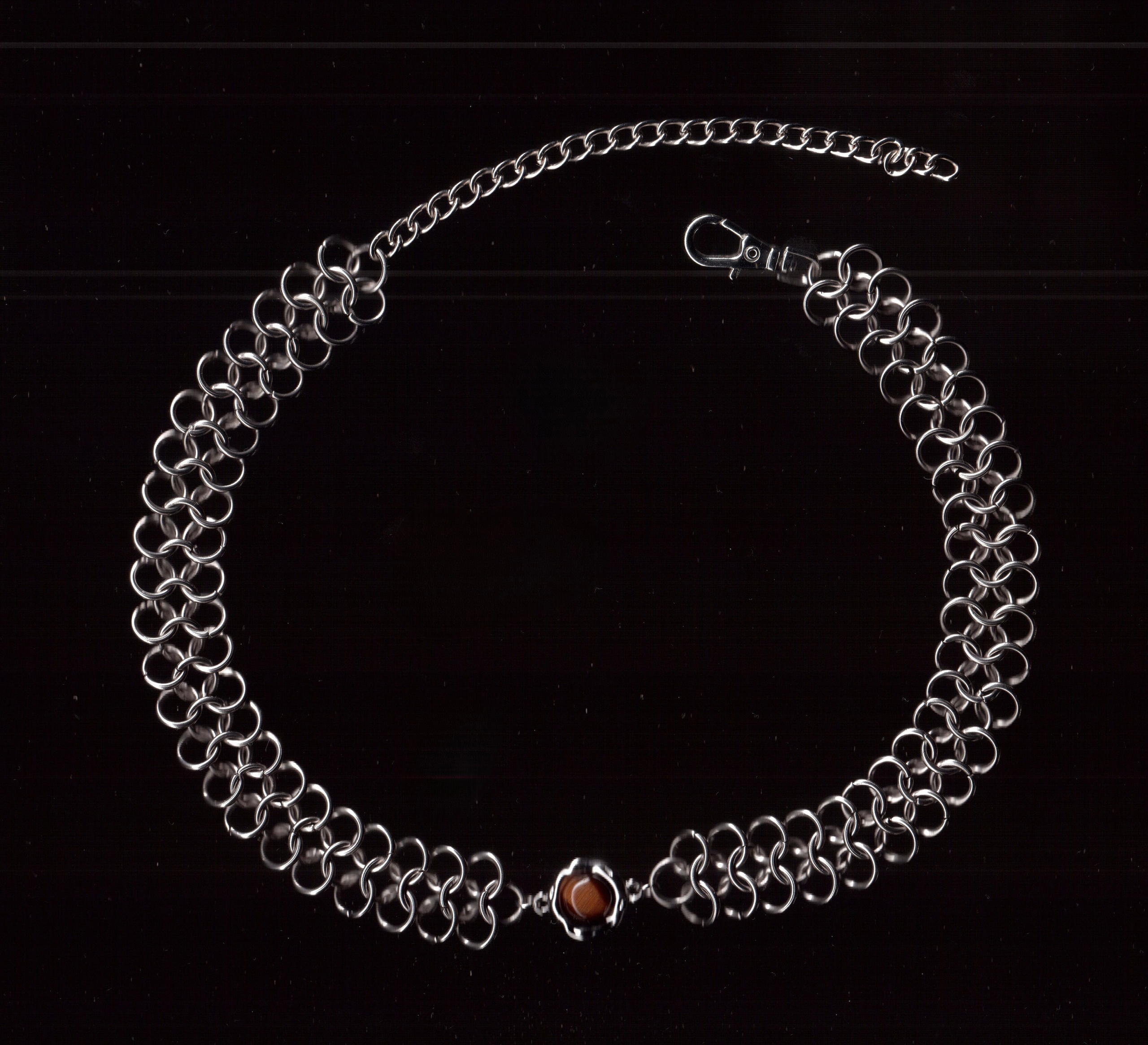 Чокеры из кольчуги. Украшения из кольчуги в Москве Соня Спросонья