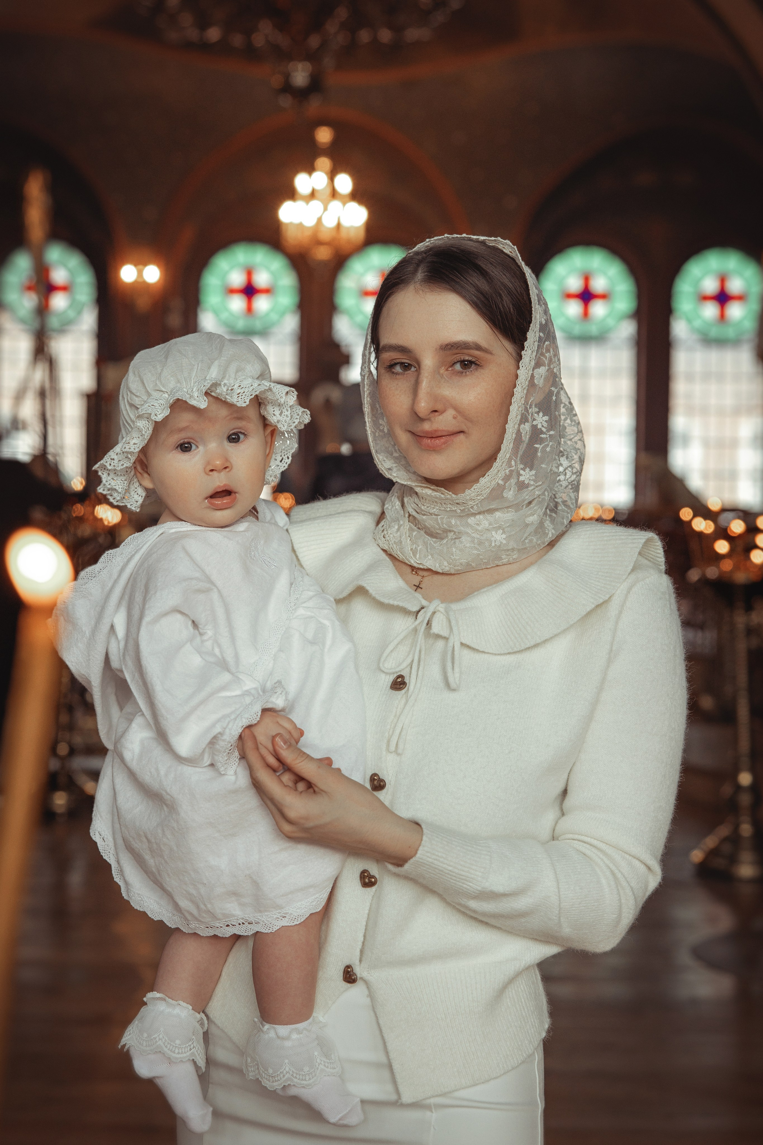 Таинство Крещения Василисы. Свято-Троицкий собор, г. Краснодар. Фотограф на Крещение и Венчание Краснодарский край — Гранкина Юлия